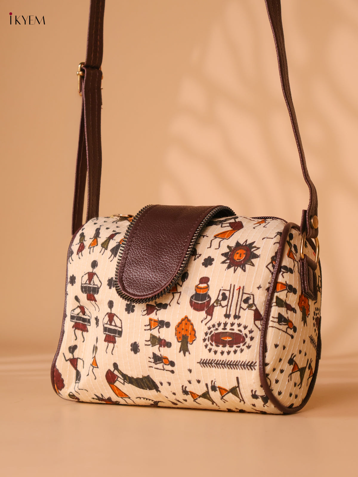 Printed warli design - Cream