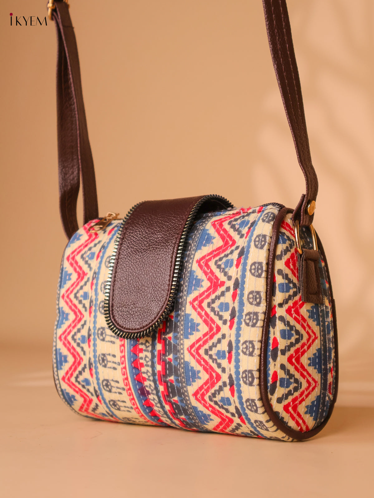 Printed Sling Bag -Multi colour