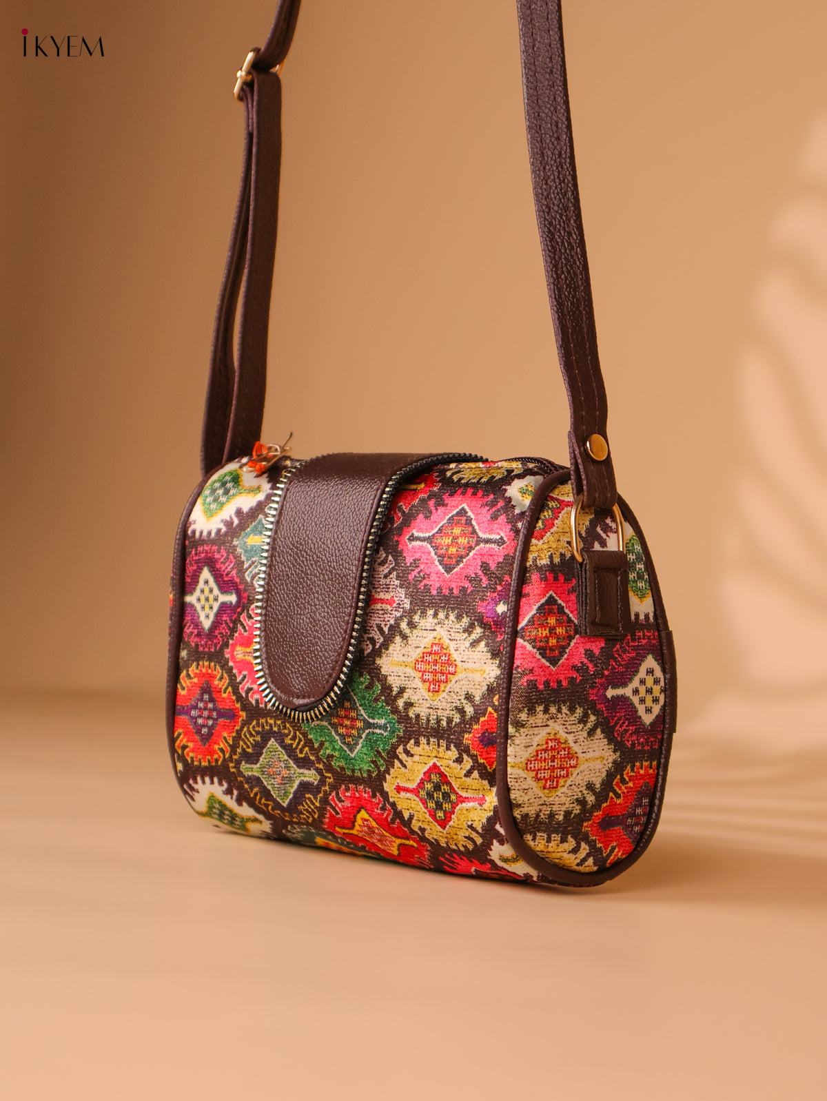 Printed Sling Bag -Multi colour