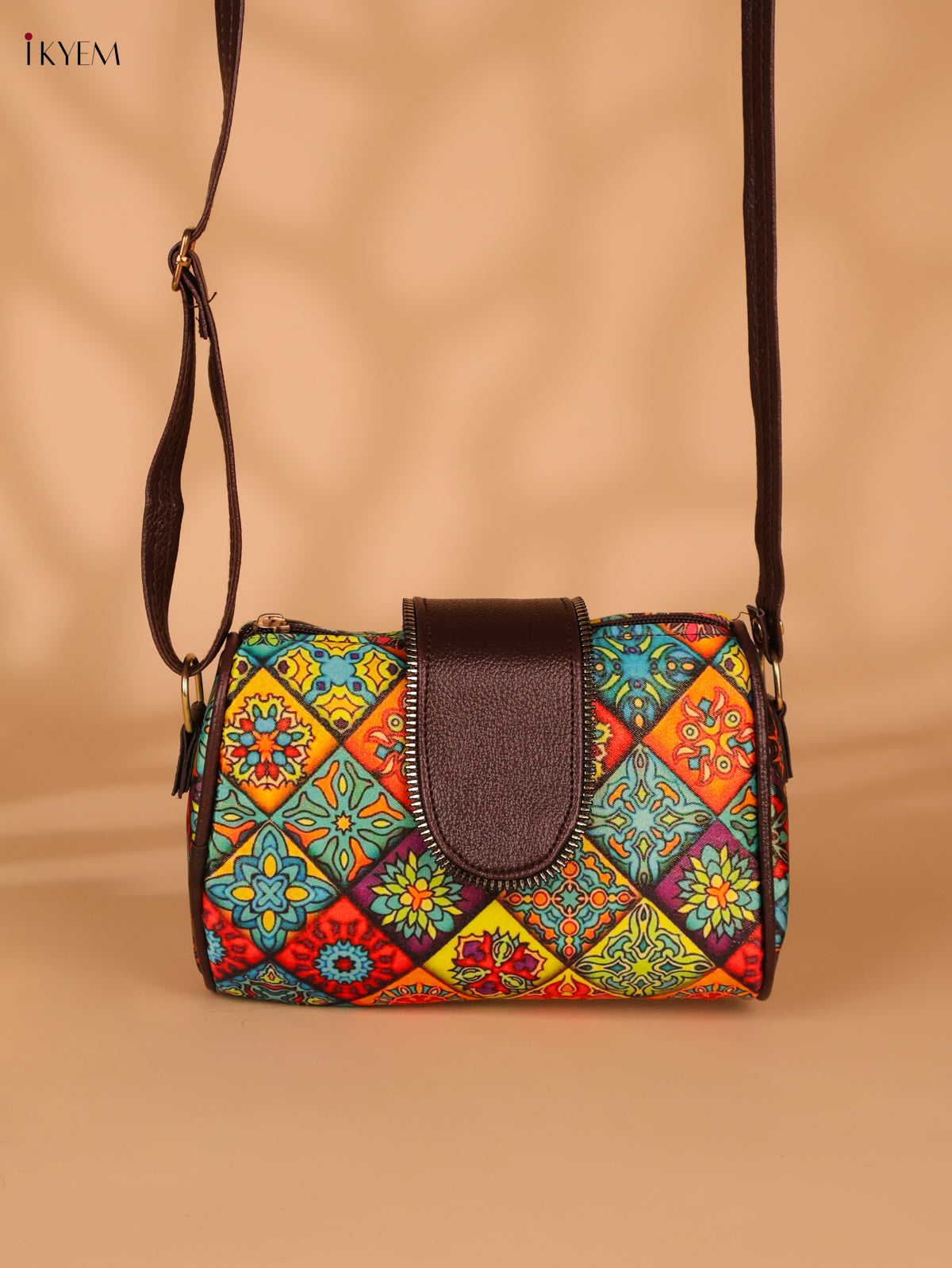 Printed Sling Bag -Multi colour