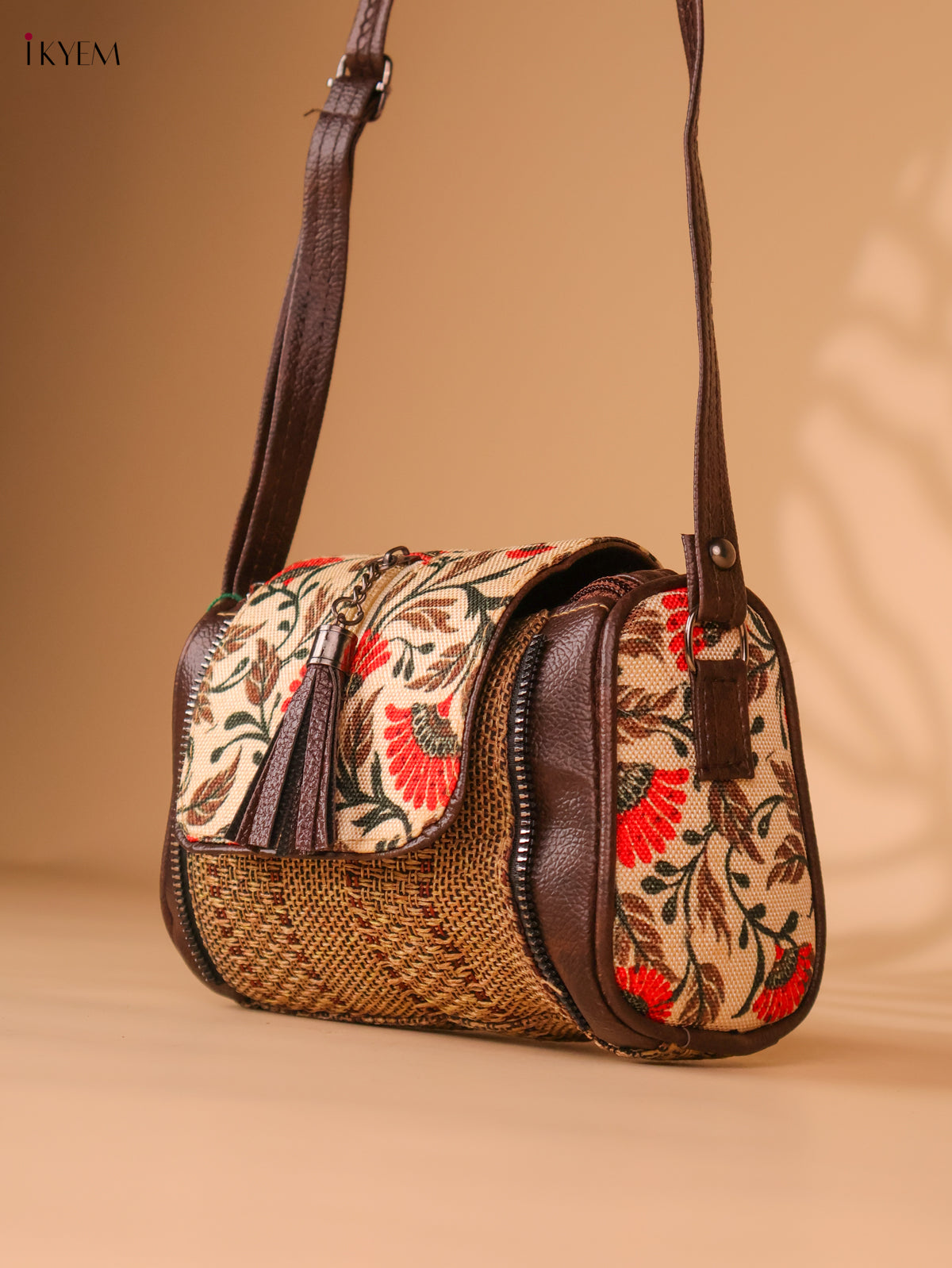 Printed Sling Bag-Sandal colour