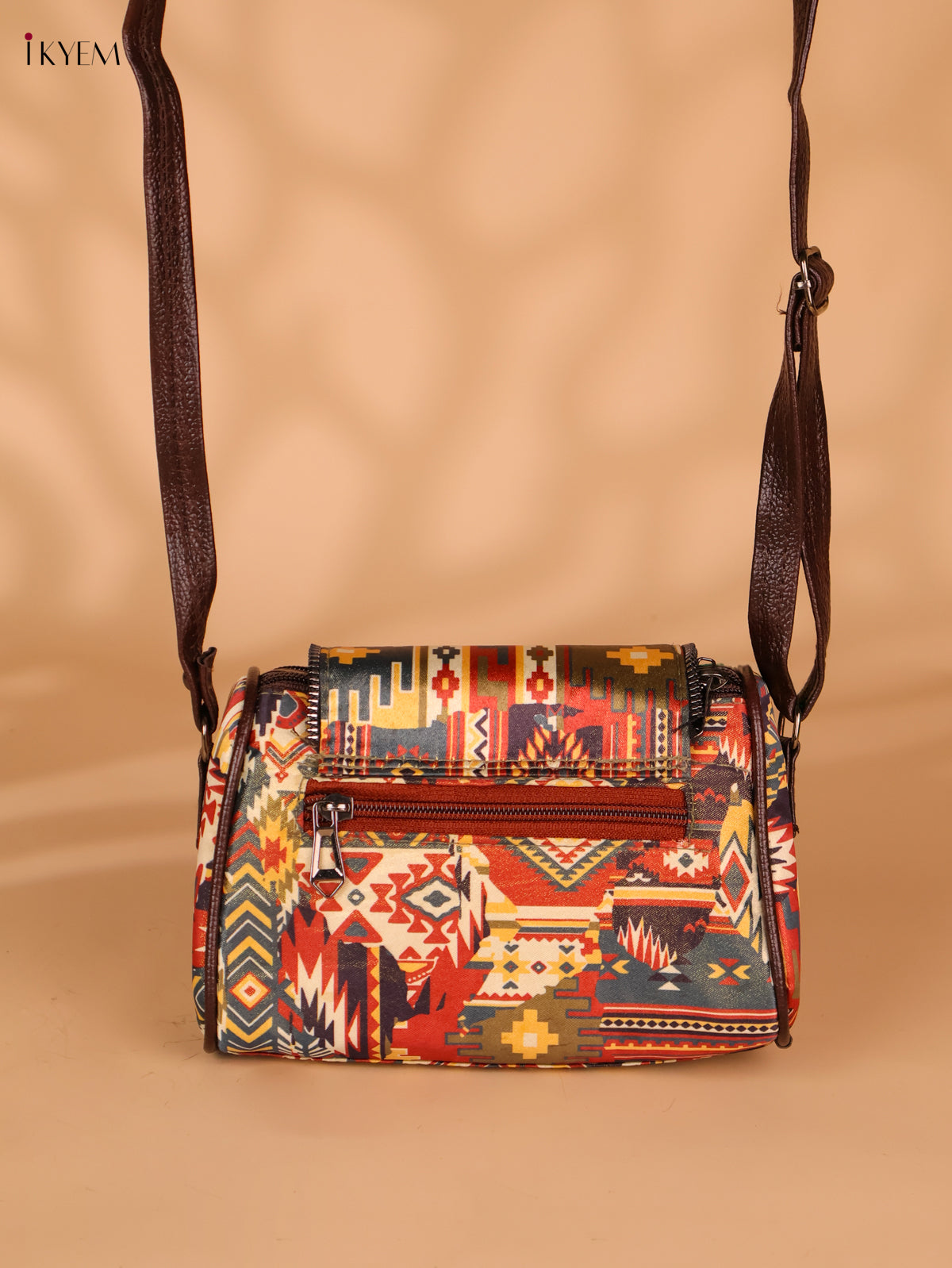 Printed cotton Sling Bag – Multicolour