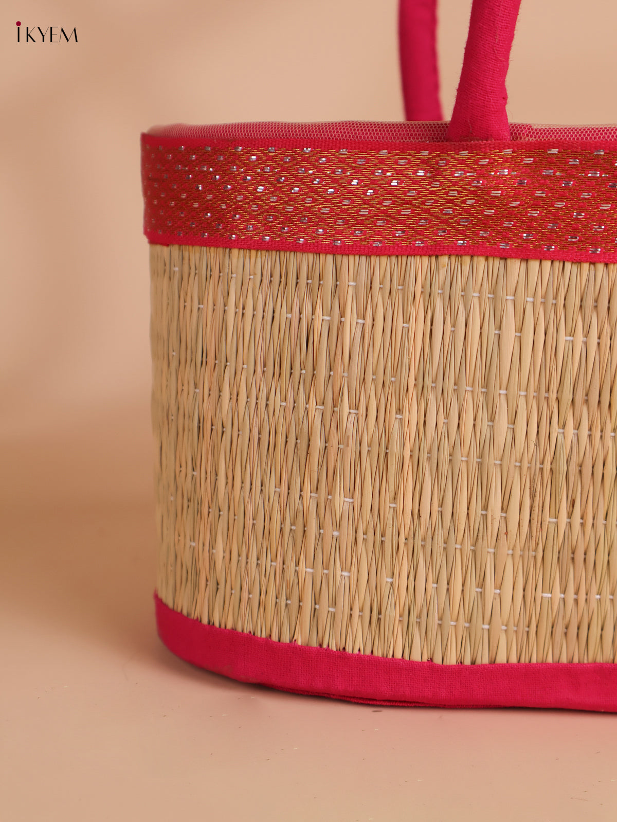 Potli Korai Basket-Pink(6x9)-KEJ06007