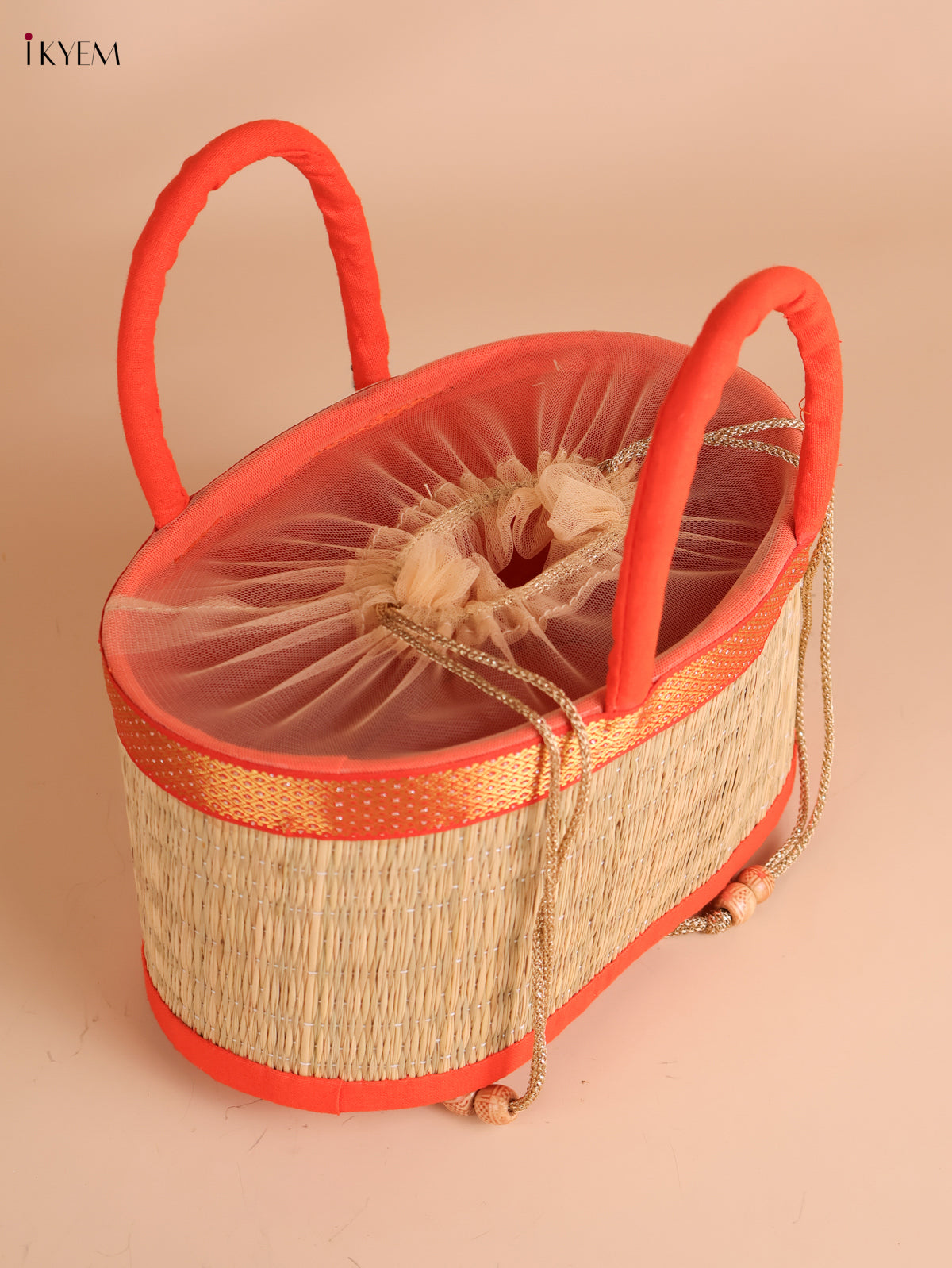 Potli Korai Basket-Orange (6x9)-KEJ06008