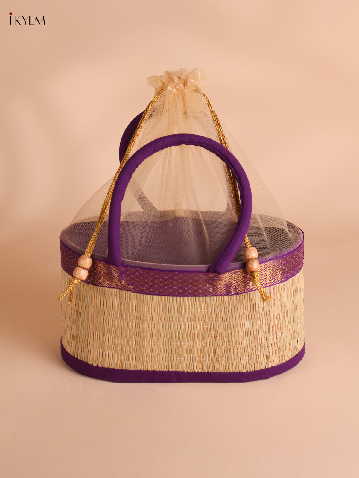 Potli Korai Basket-Purple(6x9)-KEJ06010