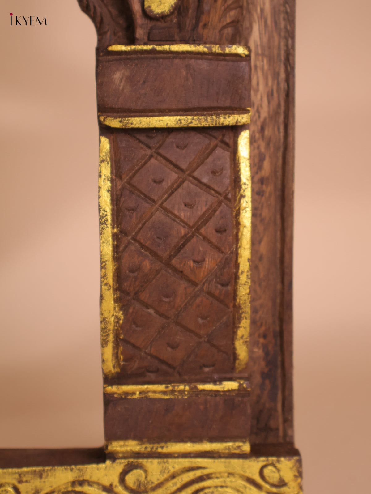 Wooden Hand Carved wall Frame (18x10)