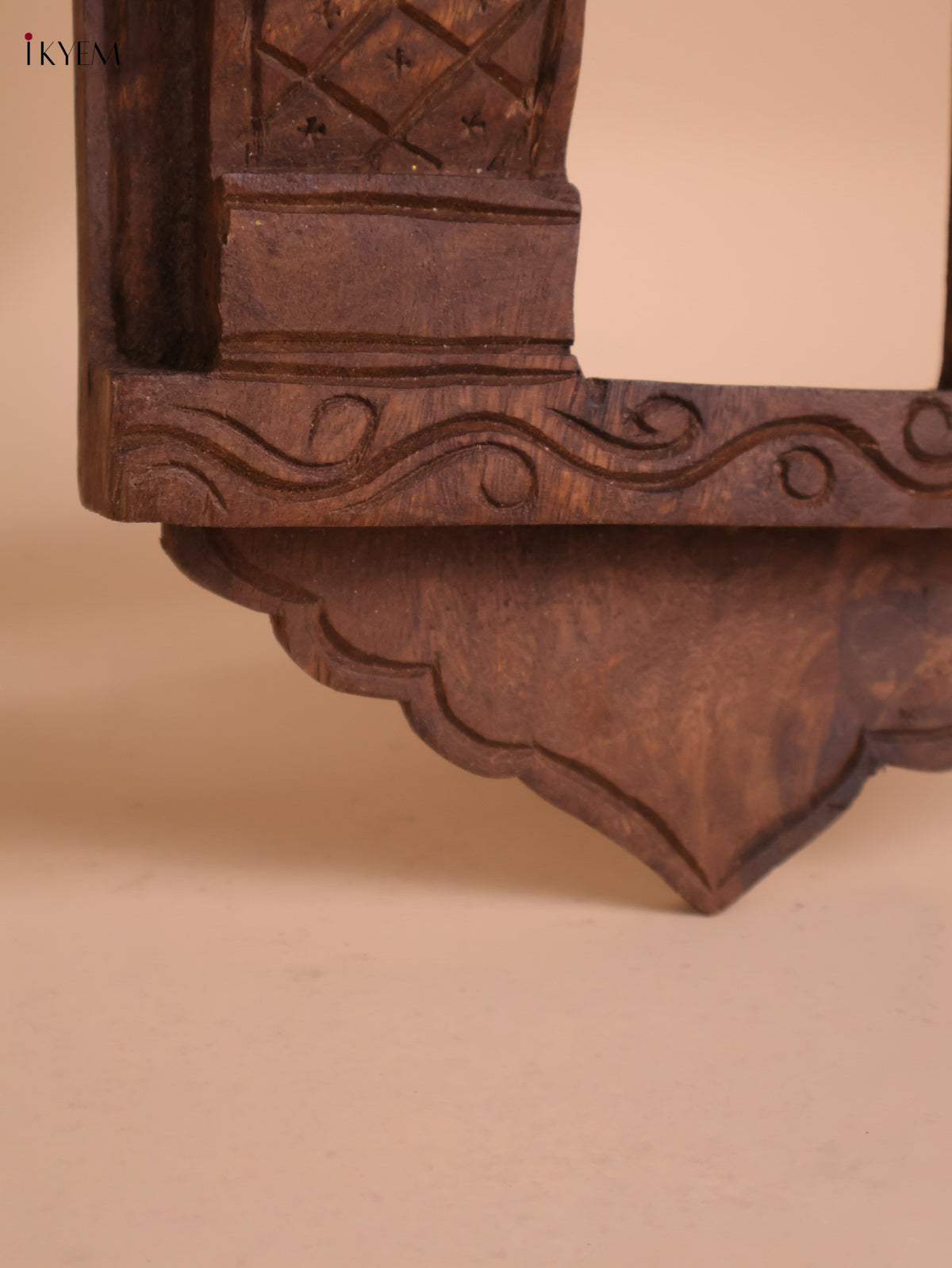 Wooden Hand Carved wall Frame (18x10)