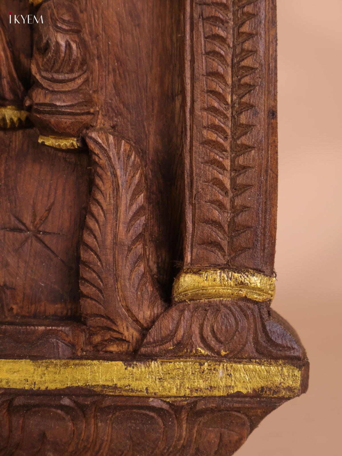 Wooden Hand Carved Vamana Avataram Gopuram Vertical (24x12)