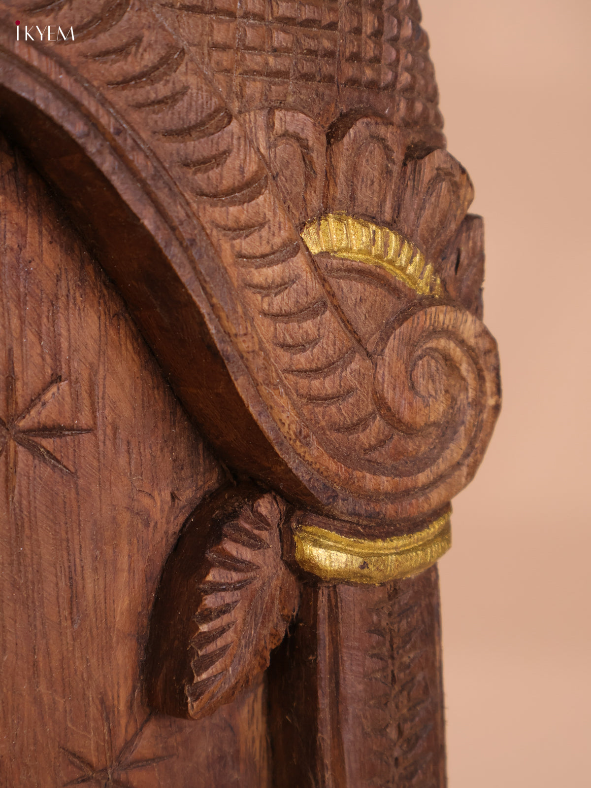 Wooden Hand Carved Vamana Avataram Gopuram Vertical (24x12)