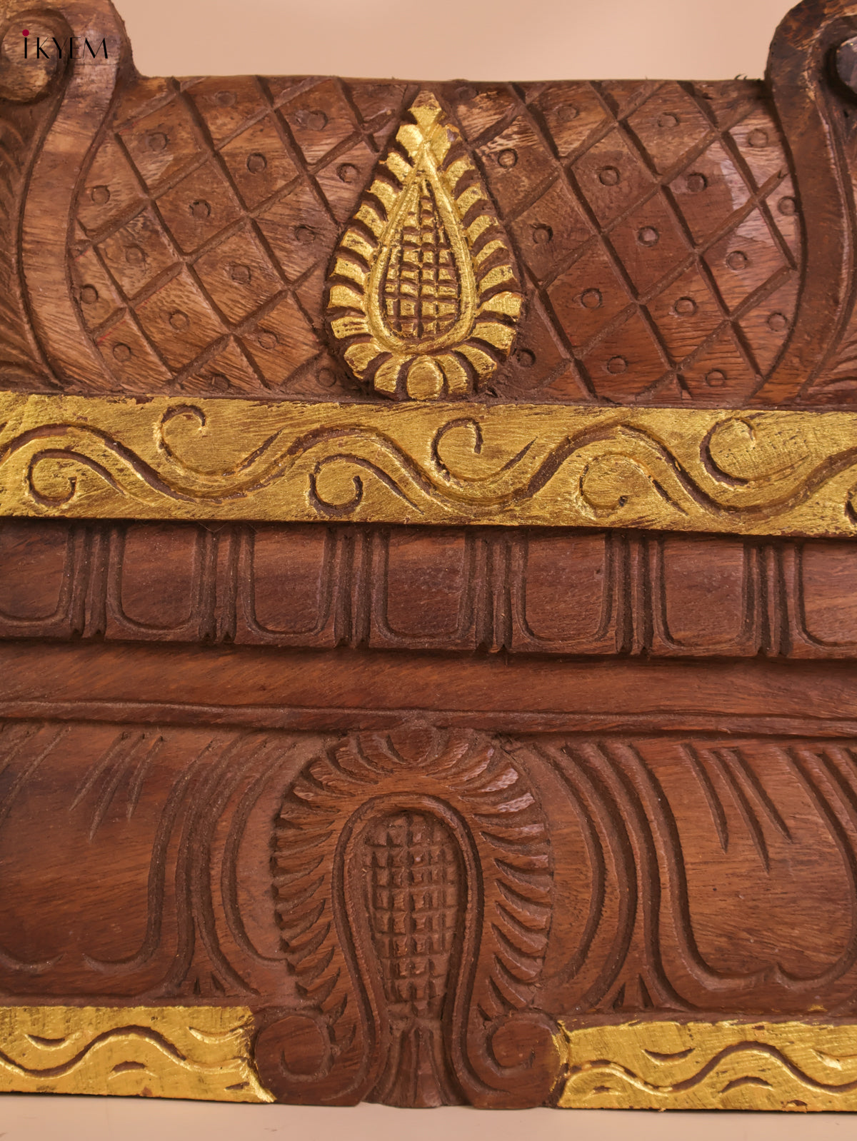 Wooden Hand Carved Gopuram (12x12)
