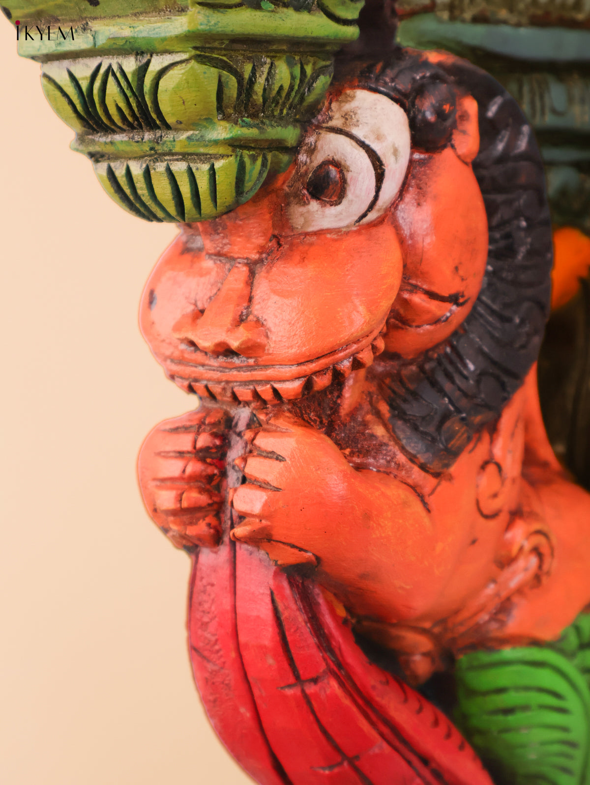 Wooden Hand Carved Yali Bracket(15x8)
