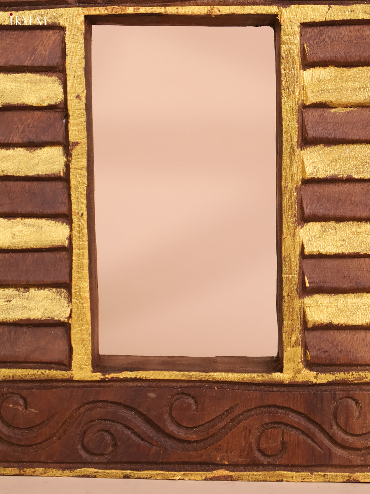 Wooden Hand Carved Yalli Gopuram (18x12)