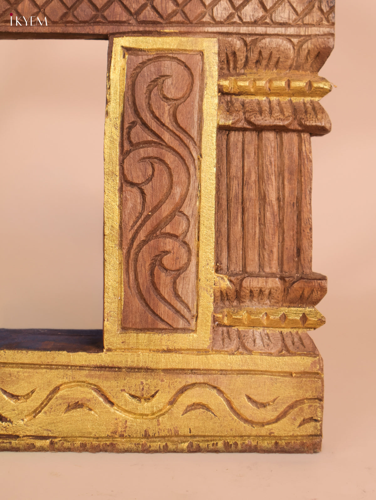 Wooden Hand Carved Gopuram(18x12)