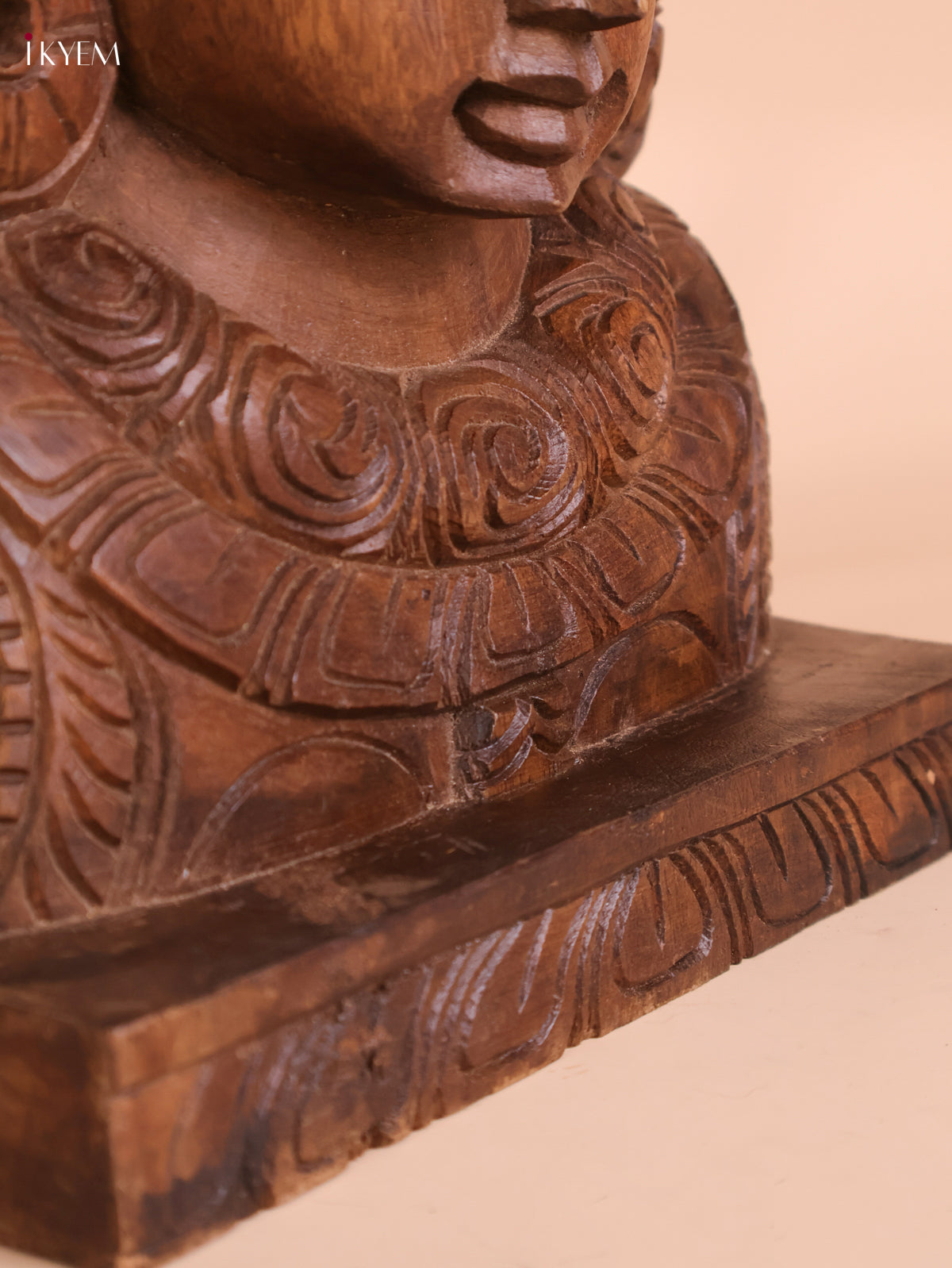 Wooden Hand Carved Painted Lord Balaji Heads(18x10)