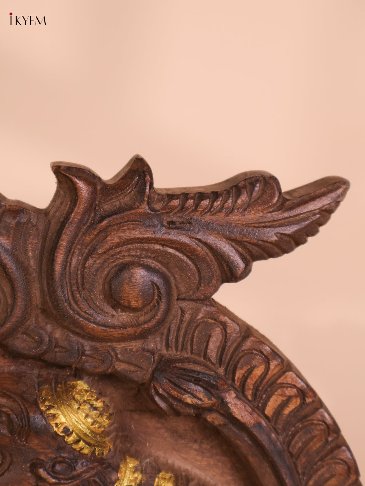 Wooden Hand Carved Kalasam Panels (12x24)