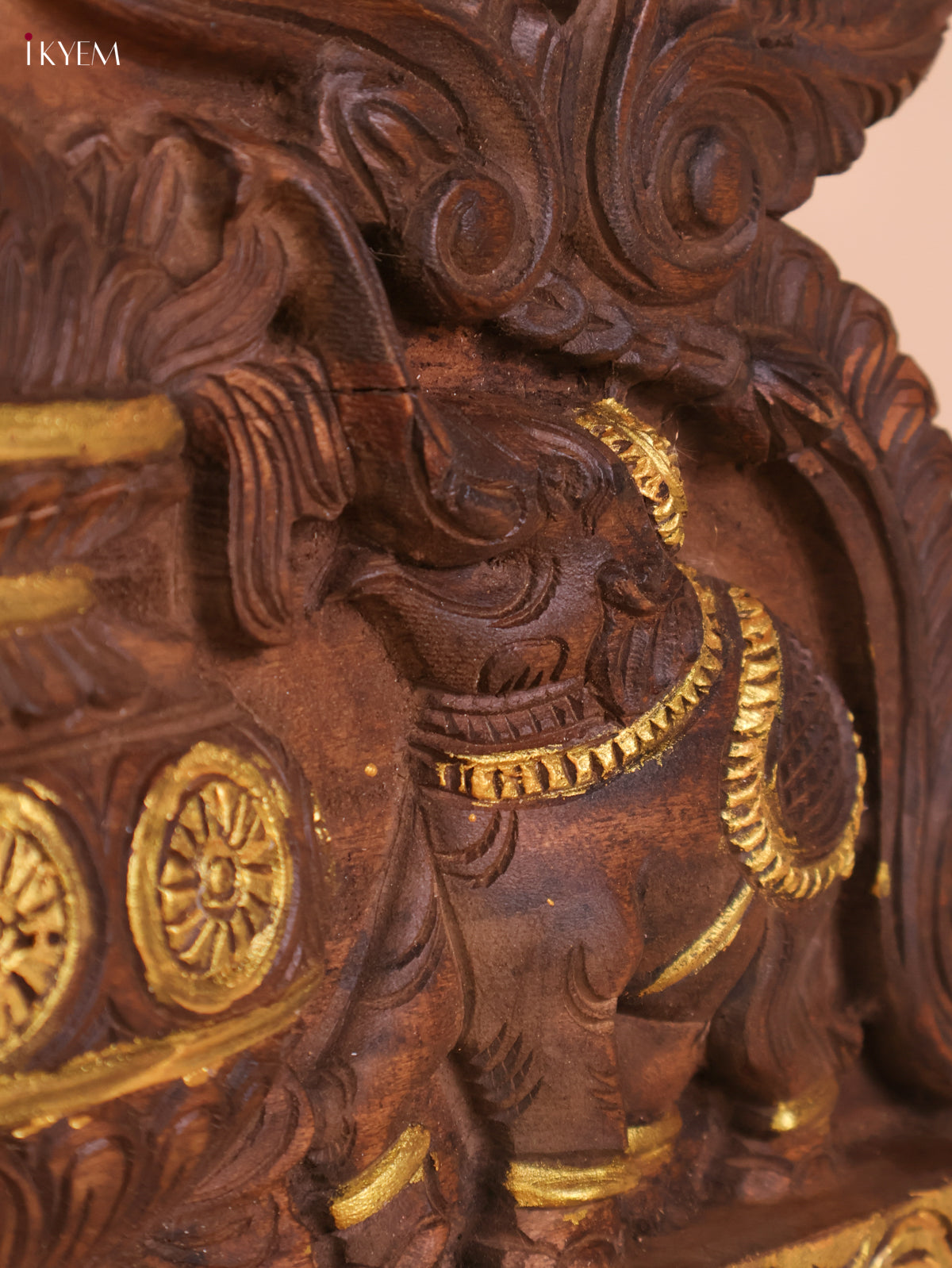 Wooden Hand Carved Kalasam Panels (12x24)