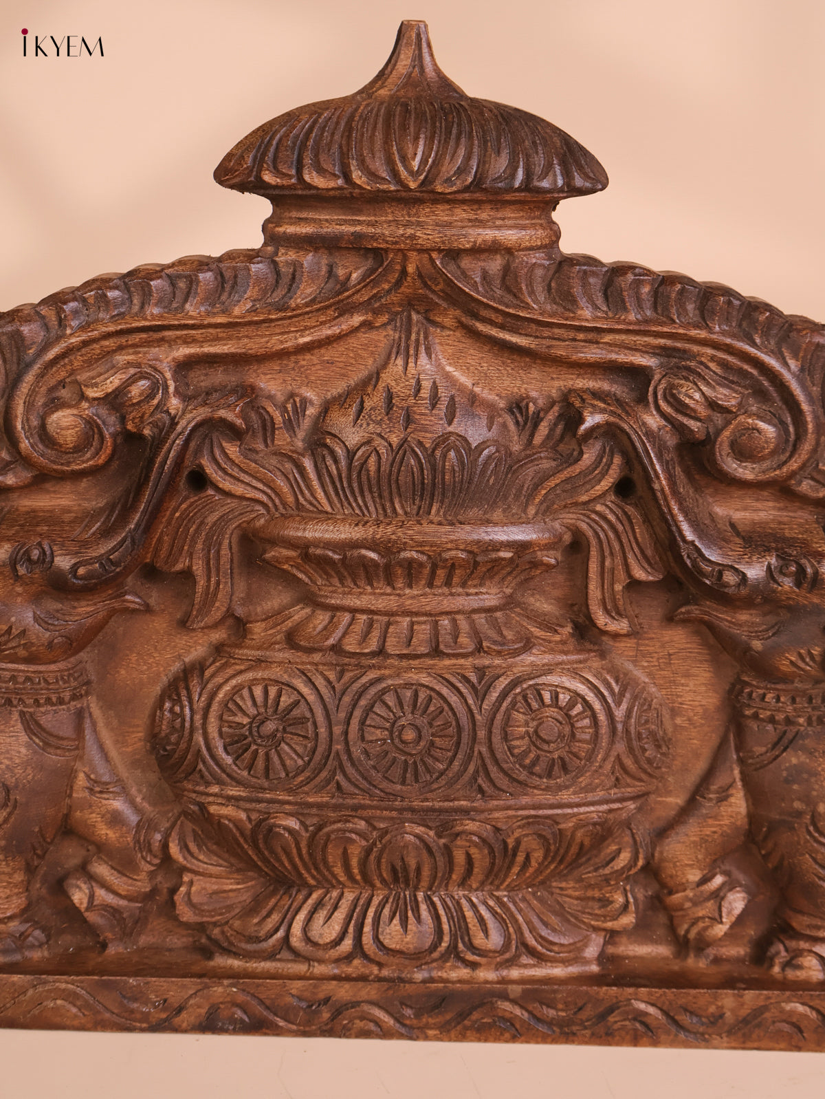 Wooden Hand Carved Kalasam Panels (12x24)