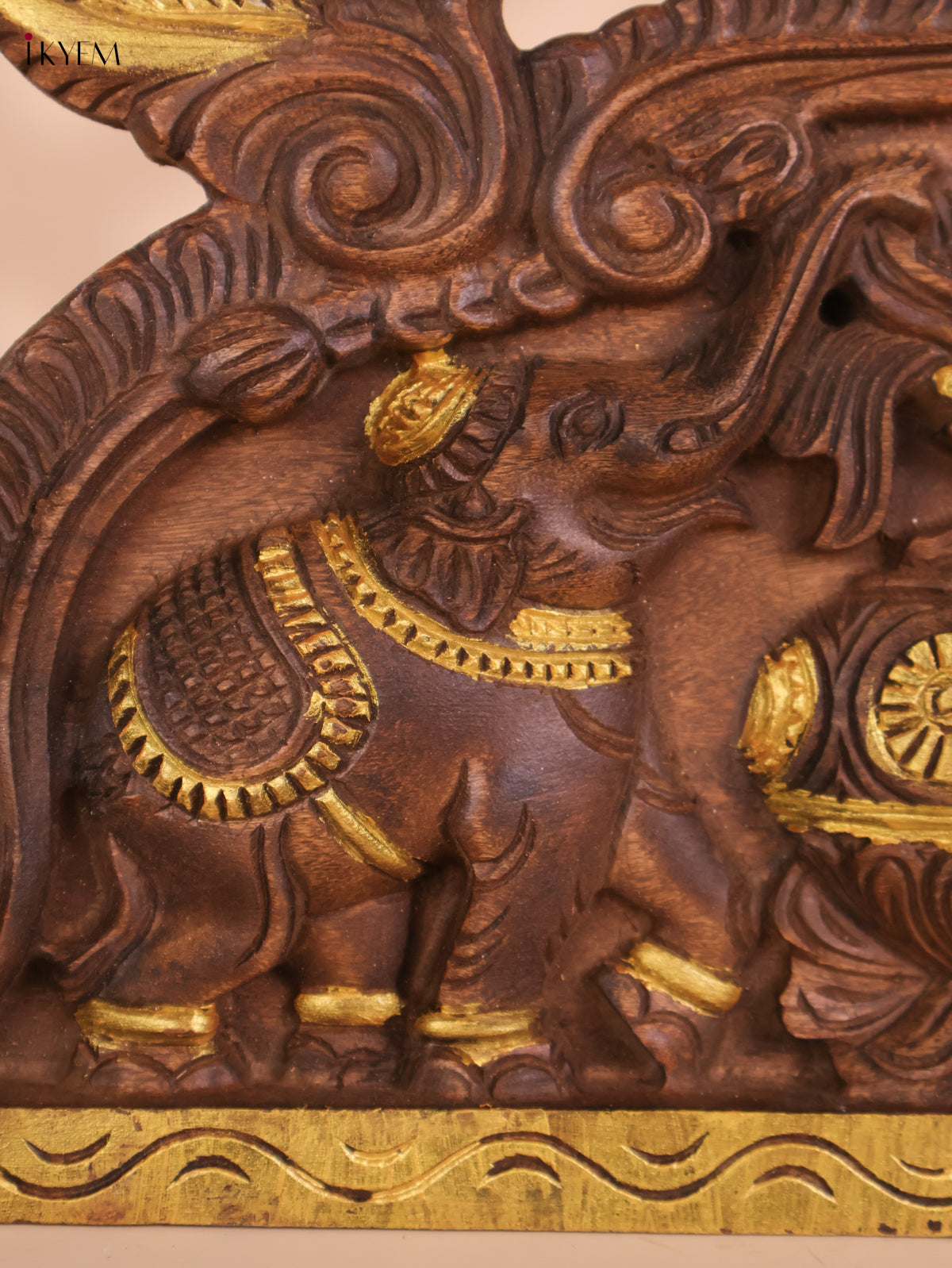 Wooden Hand Carved Kalasam Panels (12x24)