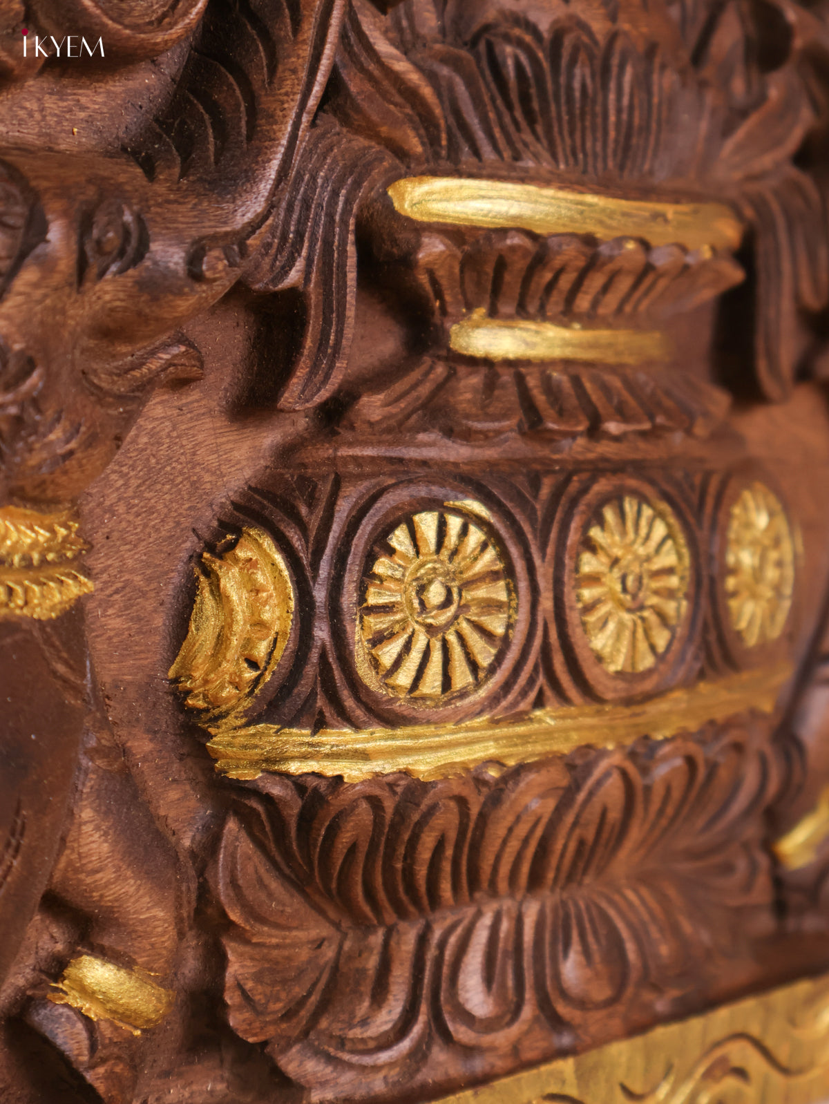 Wooden Hand Carved Kalasam Panels (12x24)