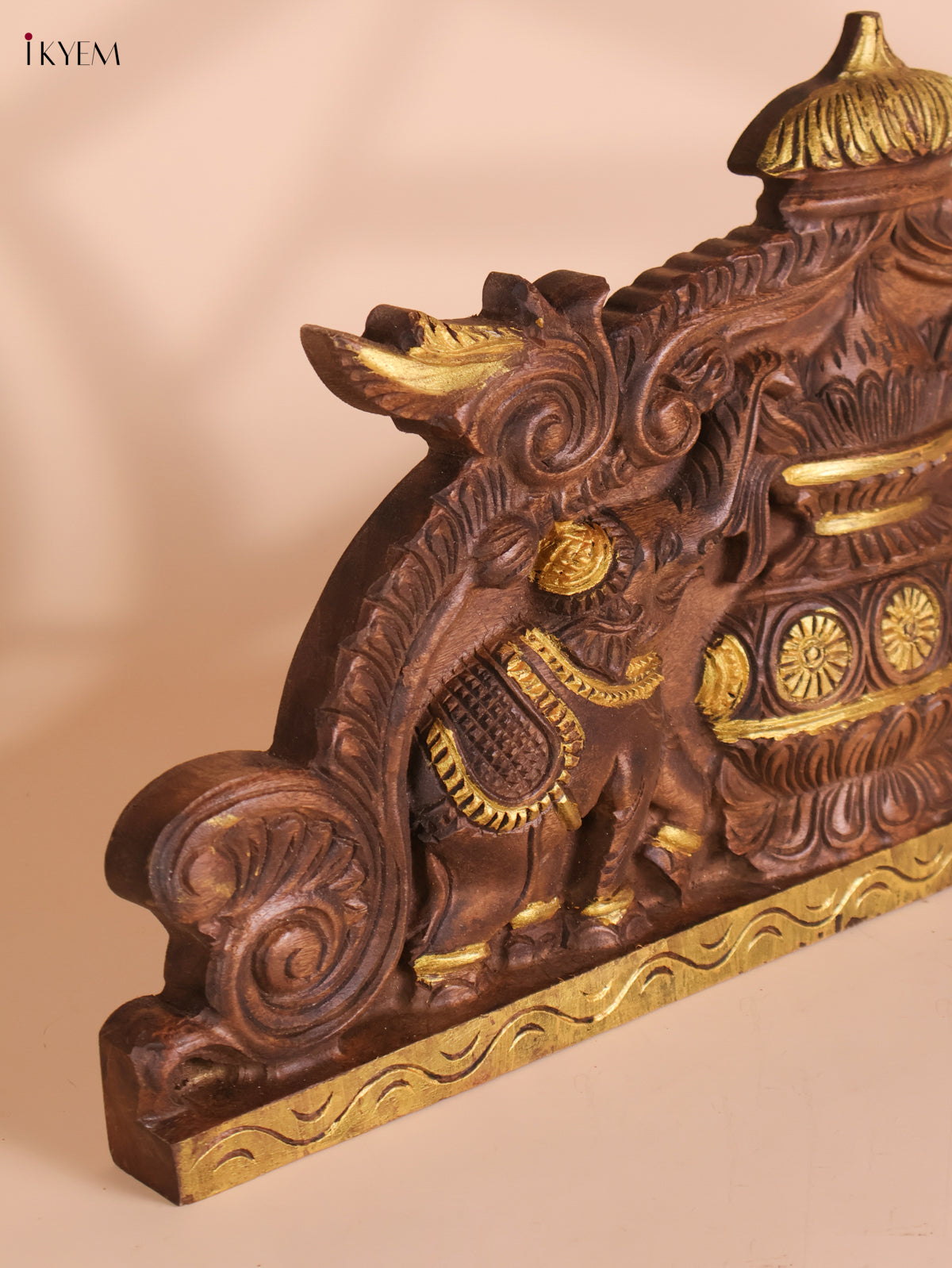 Wooden Hand Carved Kalasam Panels (12x24)