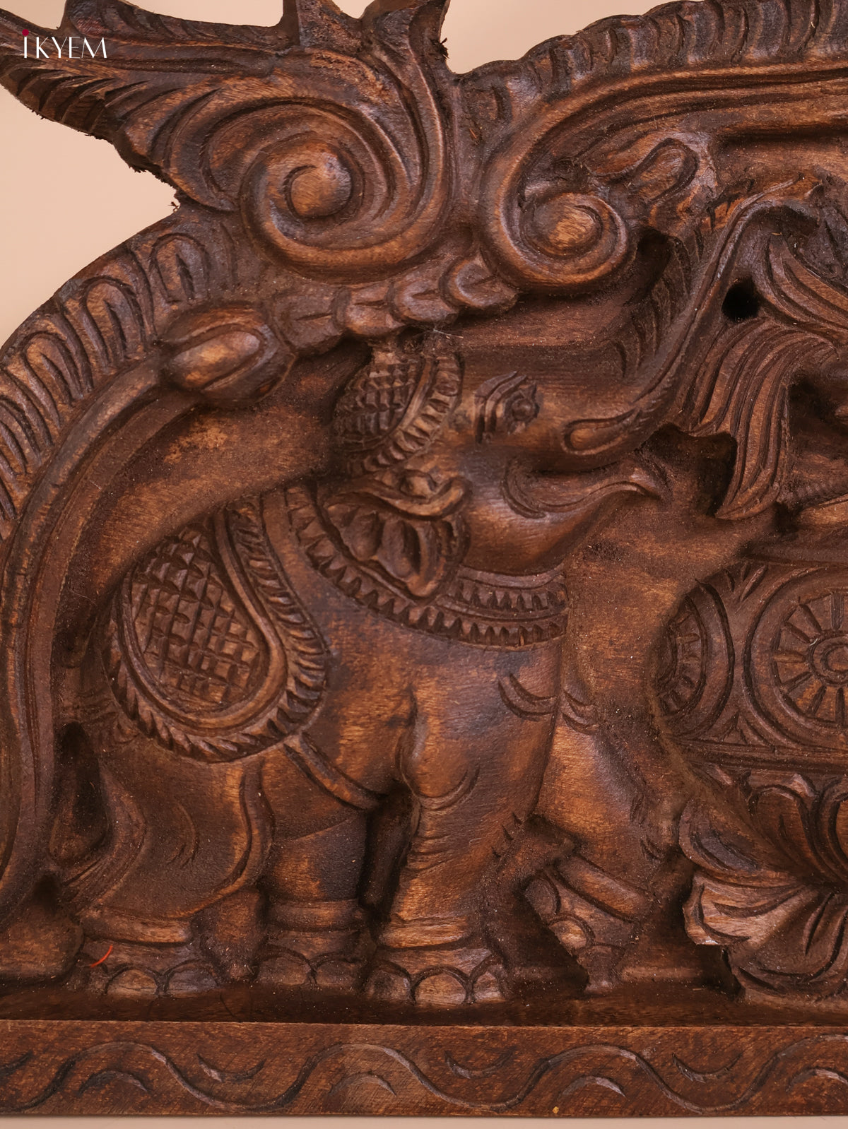 Wooden Hand Carved Kalasam Panels (12x24)