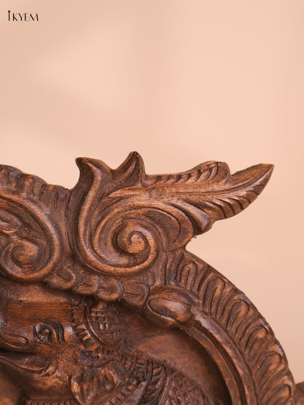 Wooden Hand Carved Kalasam Panels (12x24)