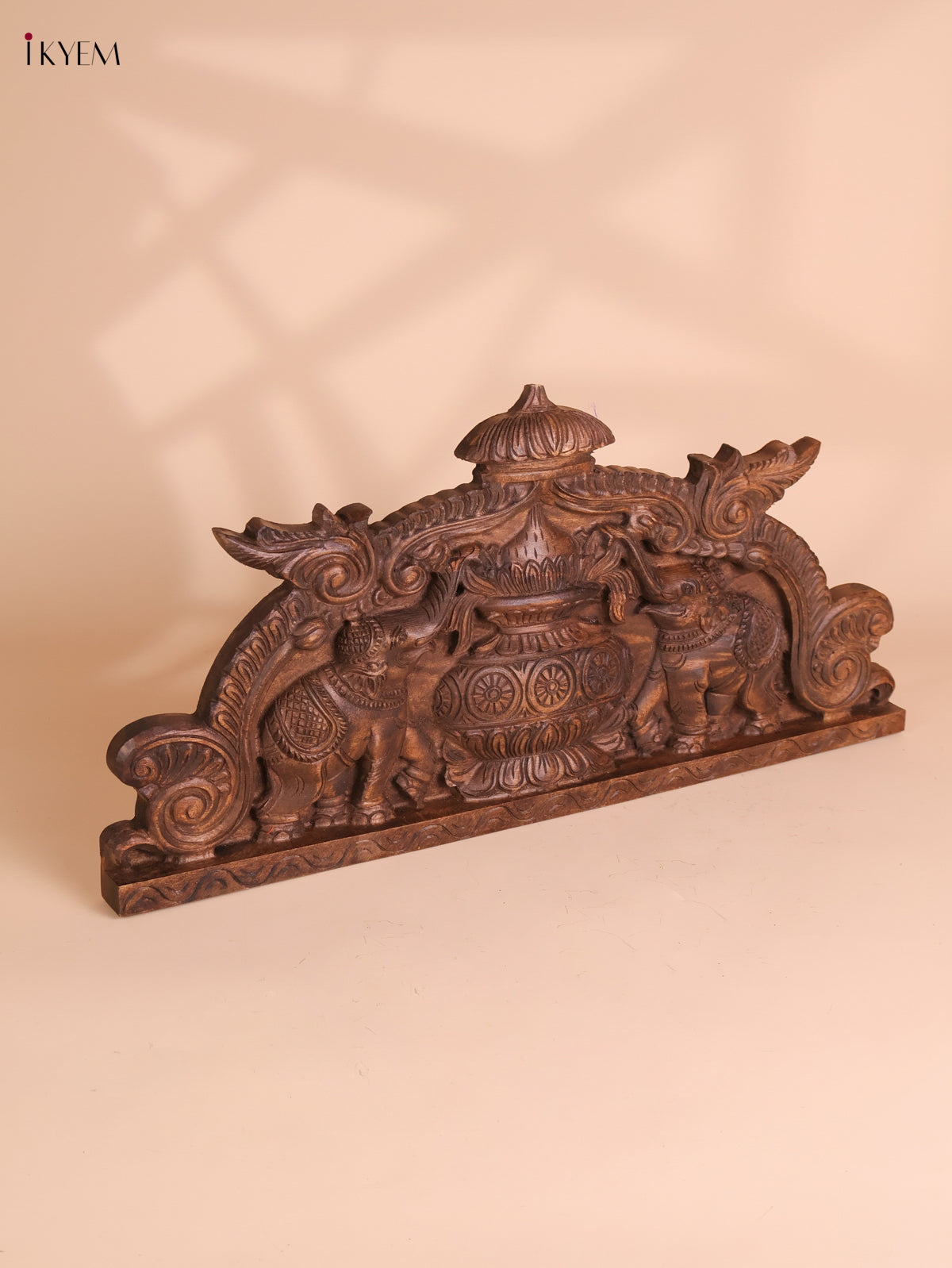 Wooden Hand Carved Kalasam Panels (12x24)