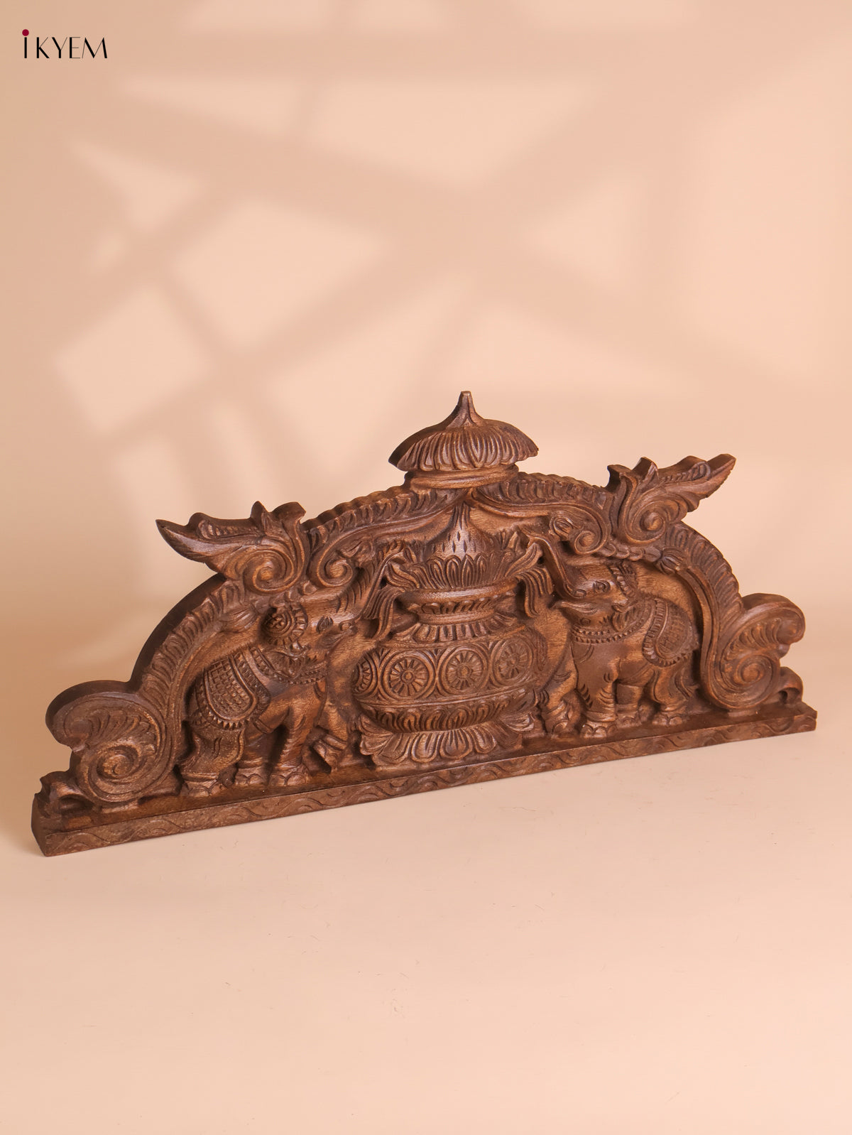 Wooden Hand Carved Kalasam Panels (12x24)