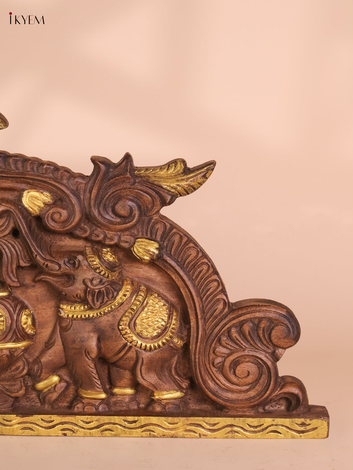 Wooden Hand Carved Kalasam Panels (12x24)