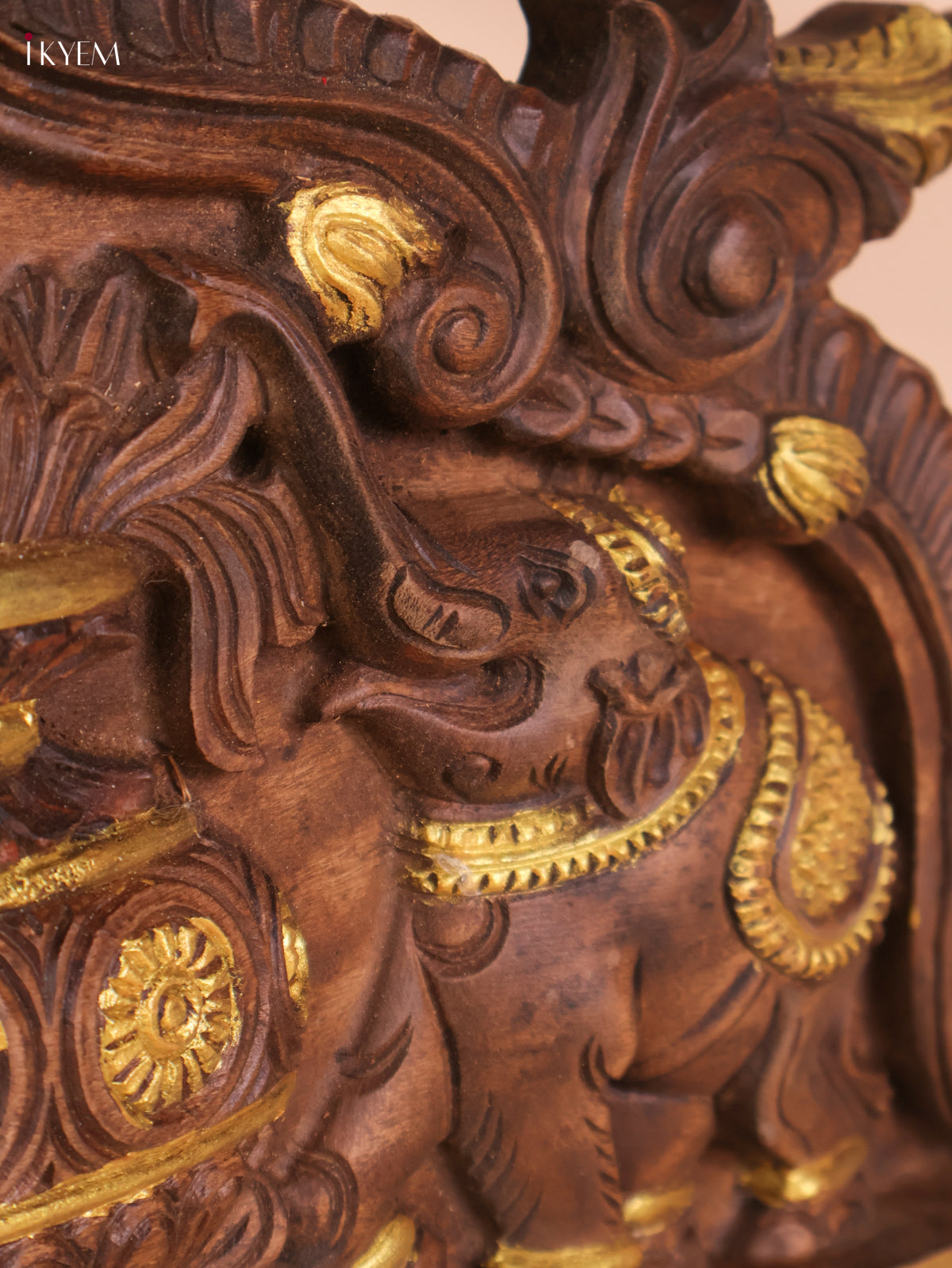 Wooden Hand Carved Kalasam Panels (12x24)