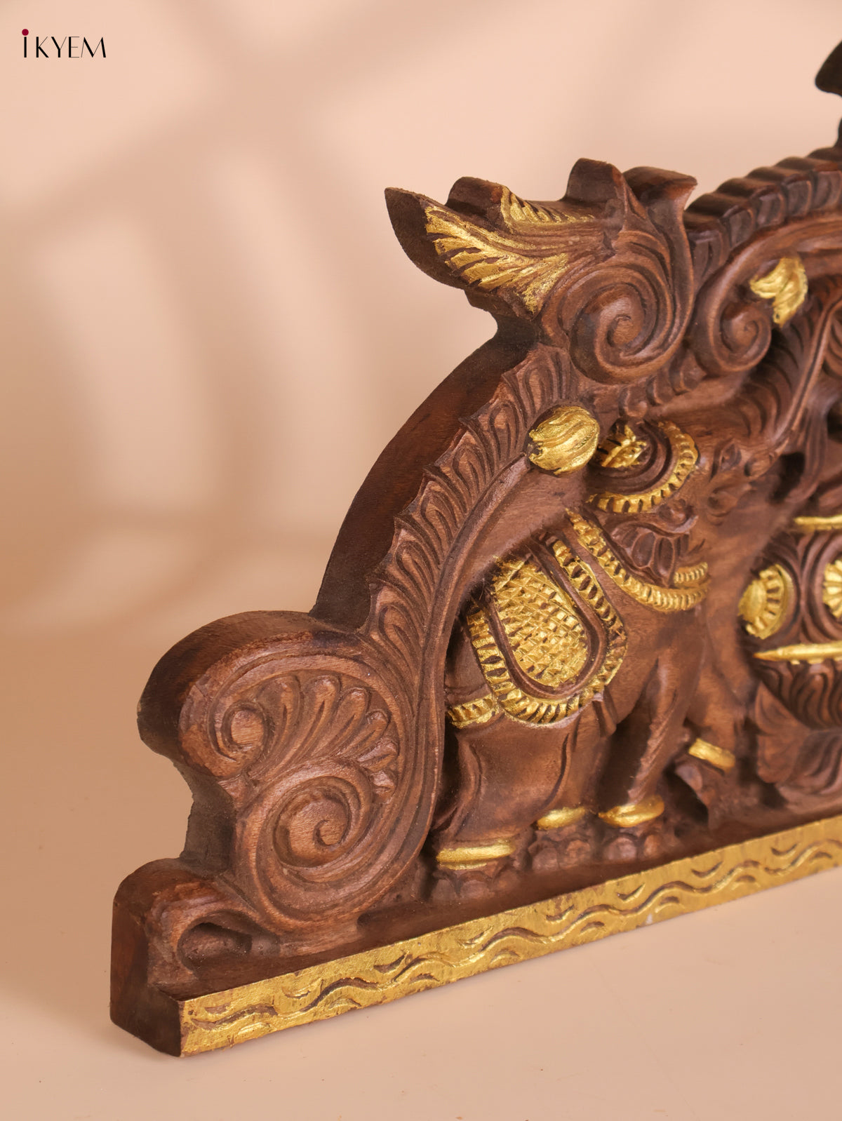 Wooden Hand Carved Kalasam Panels (12x24)