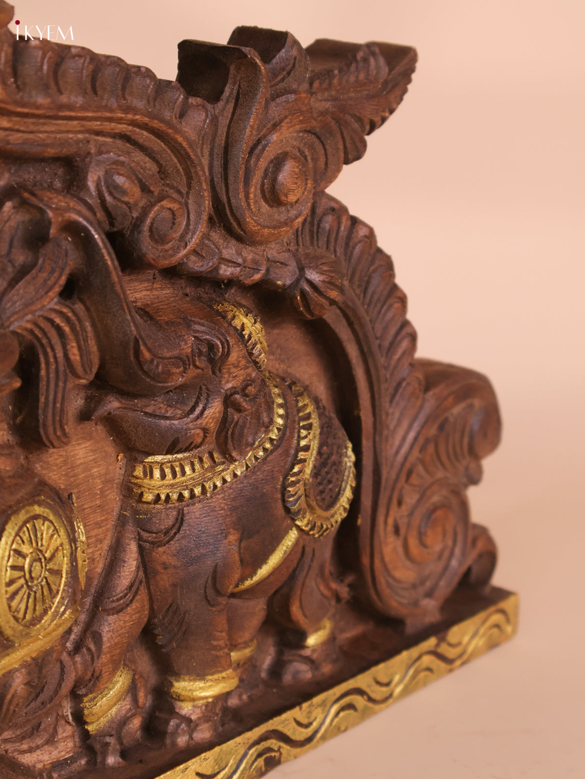 Wooden Hand Carved Kalasam Panels (12x24)