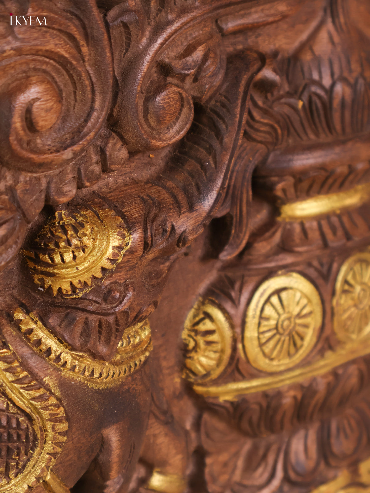 Wooden Hand Carved Kalasam Panels (12x24)