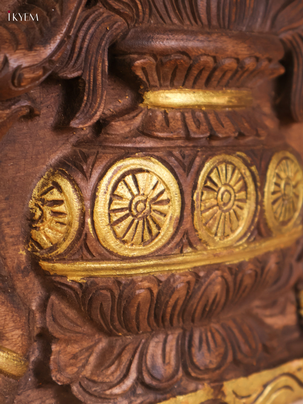 Wooden Hand Carved Kalasam Panels (12x24)