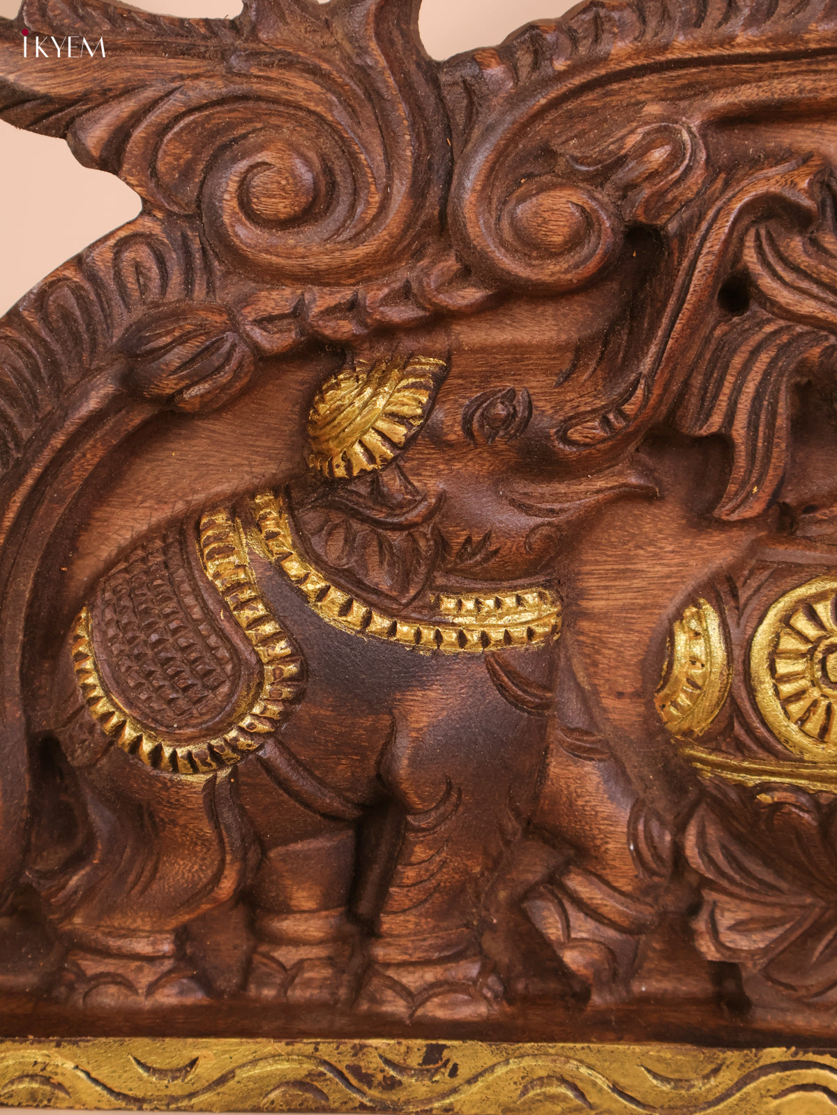 Wooden Hand Carved Kalasam Panels (12x24)