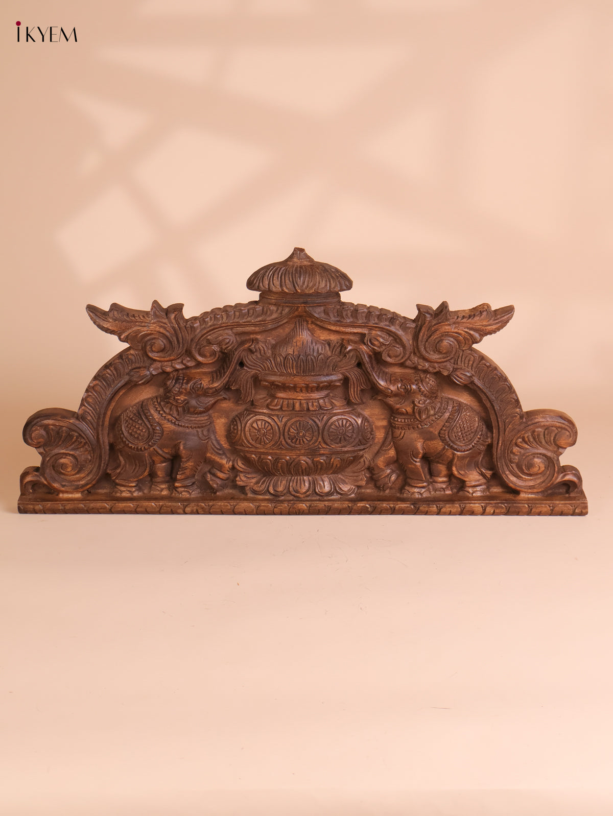 Wooden Hand Carved Kalasam Panels (12x24)