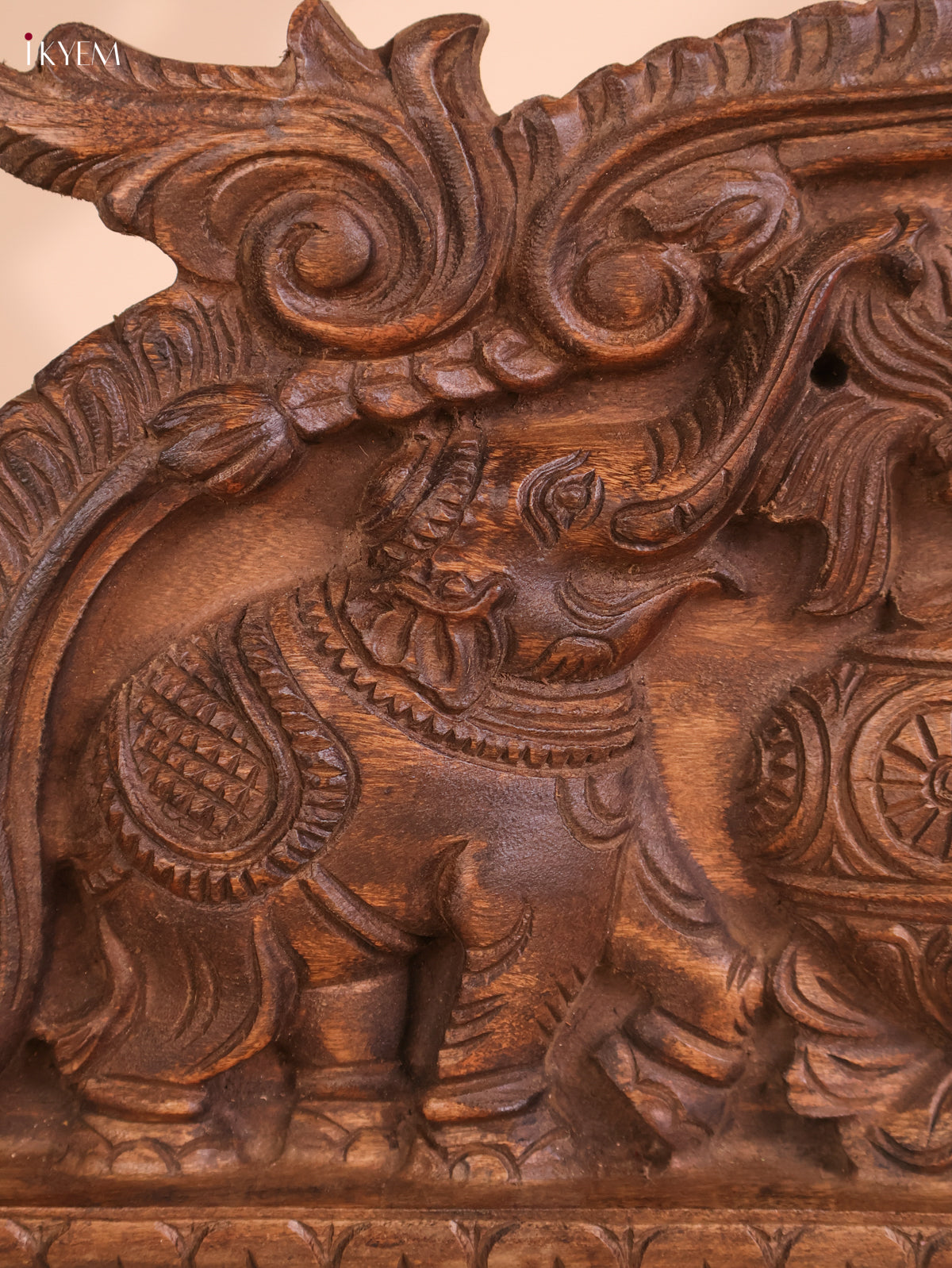 Wooden Hand Carved Kalasam Panels (12x24)