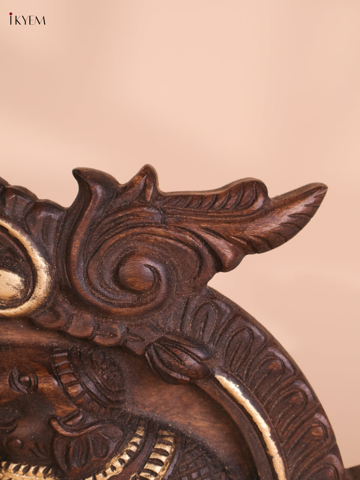Wooden Hand Carved Kalasam Panels (12x24)