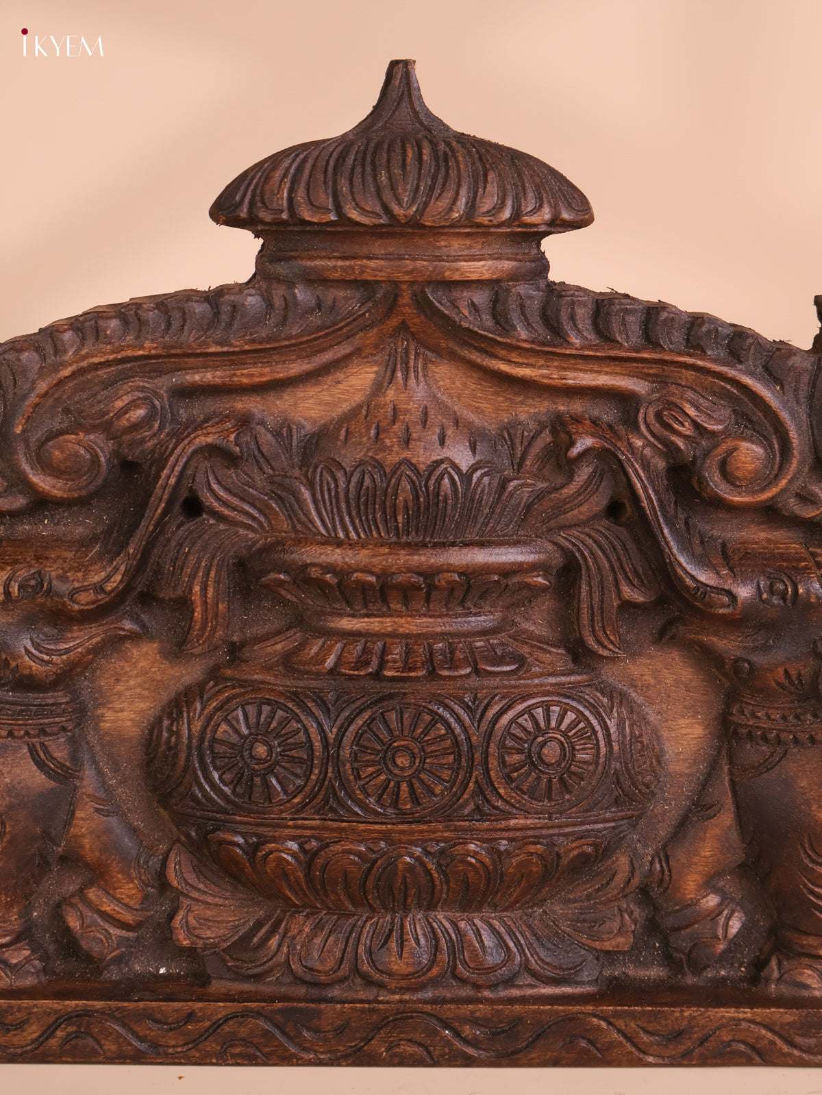 Wooden Hand Carved Kalasam Panels (12x24)