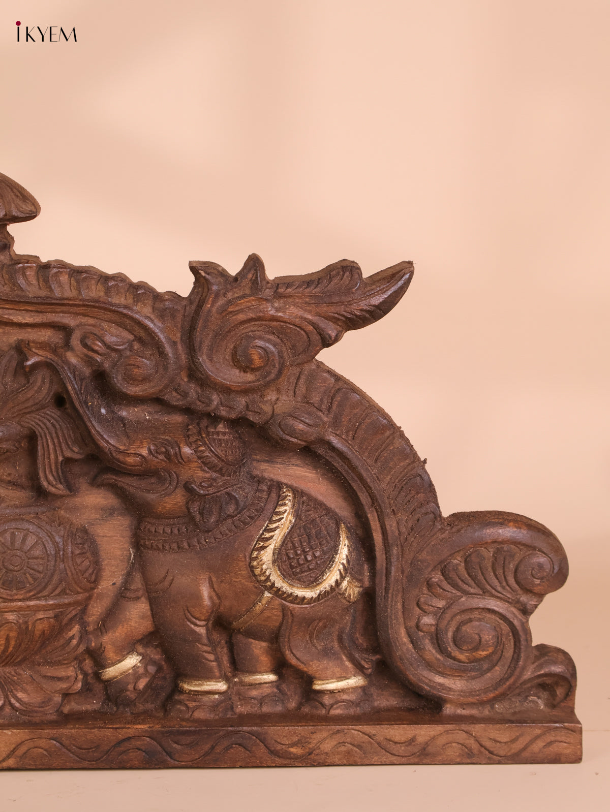 Wooden Hand Carved Kalasam Panels (12x24)