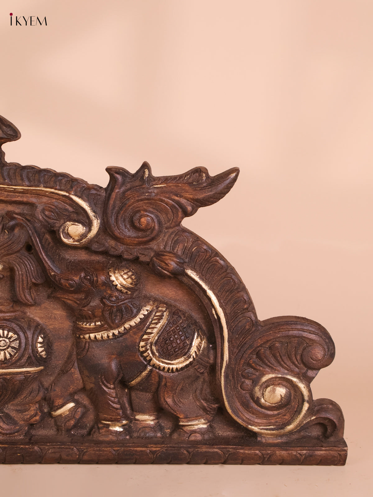 Wooden Hand Carved Kalasam Panels (12x24)