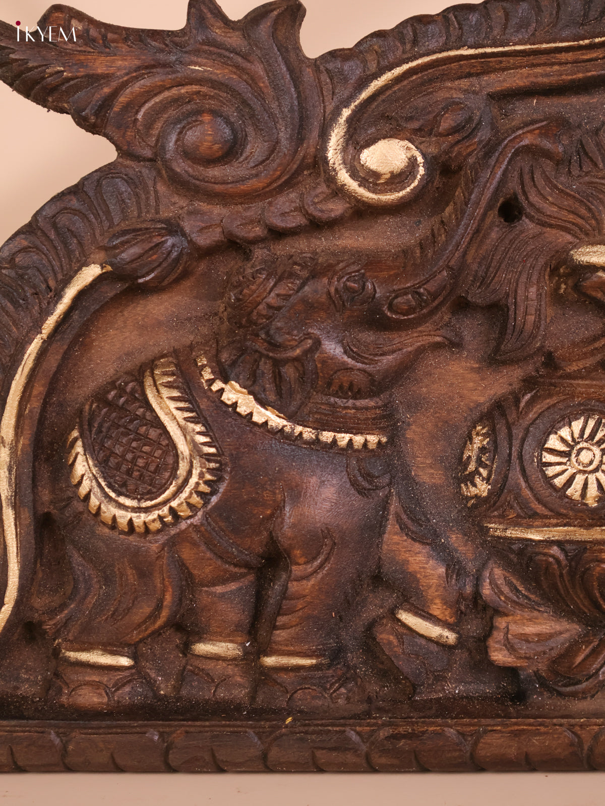 Wooden Hand Carved Kalasam Panels (12x24)