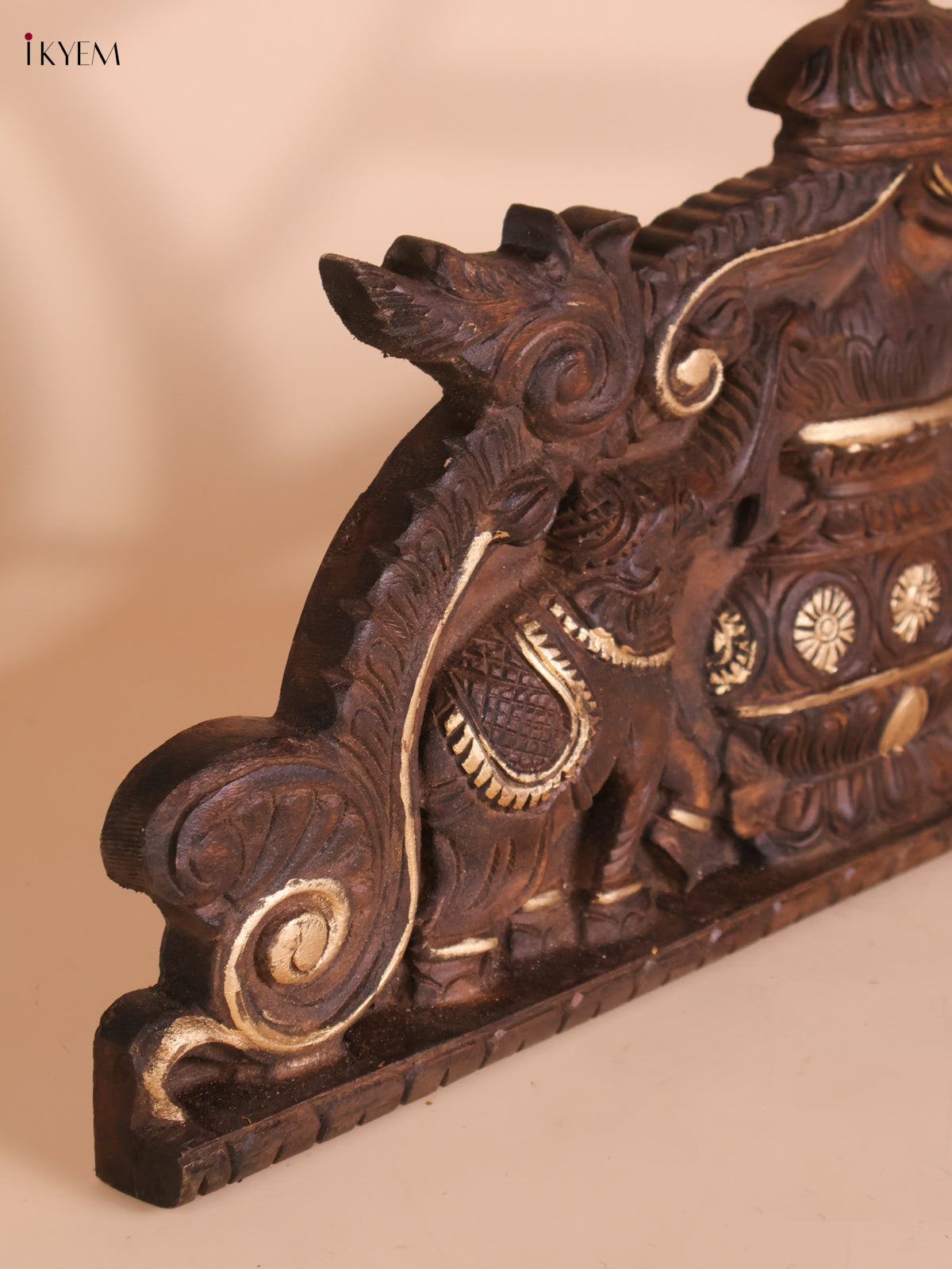 Wooden Hand Carved Kalasam Panels (12x24)