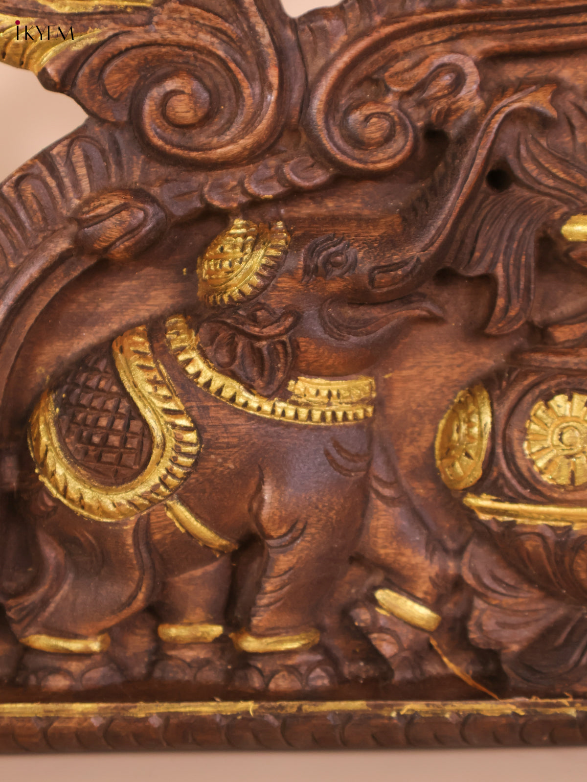 Wooden Hand Carved Kalasam Panels (12x24)