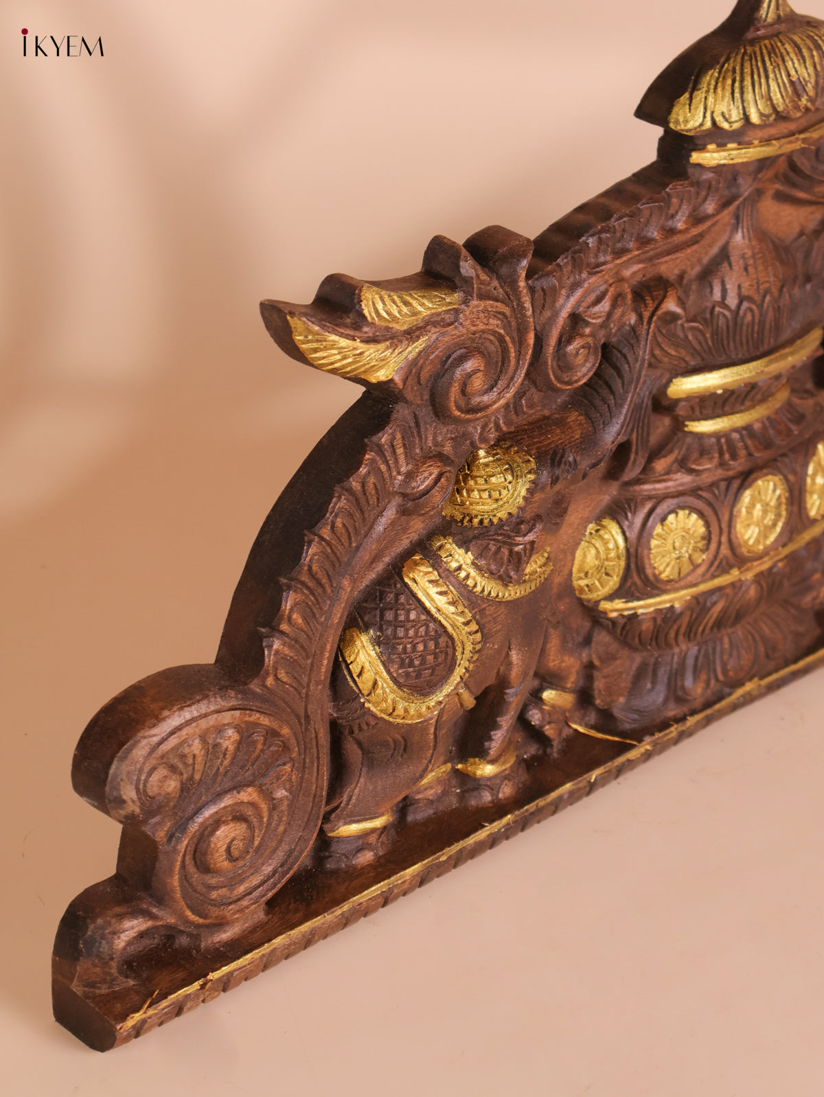 Wooden Hand Carved Kalasam Panels (12x24)