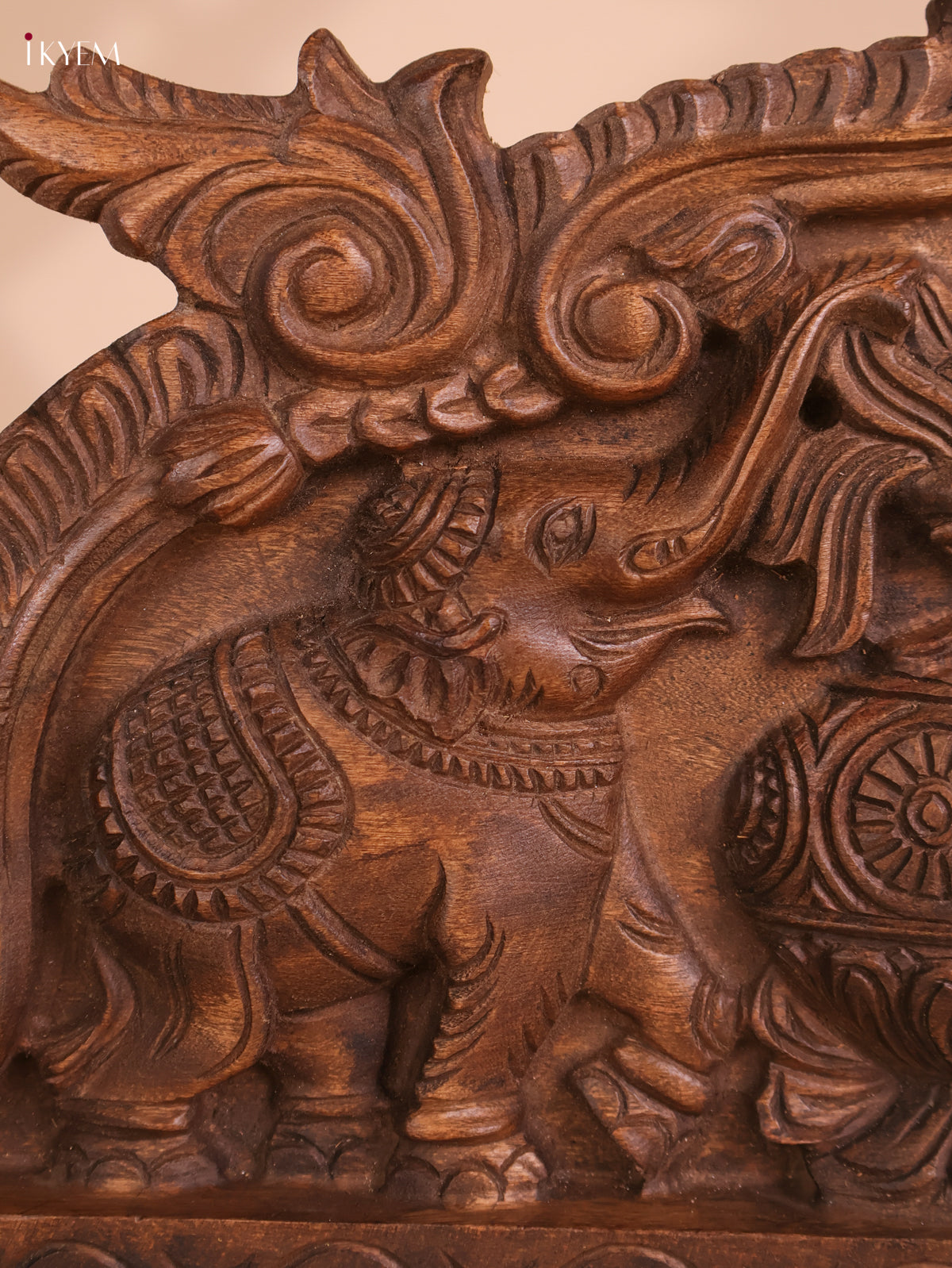 Wooden Hand Carved Kalasam Panels (12x24)
