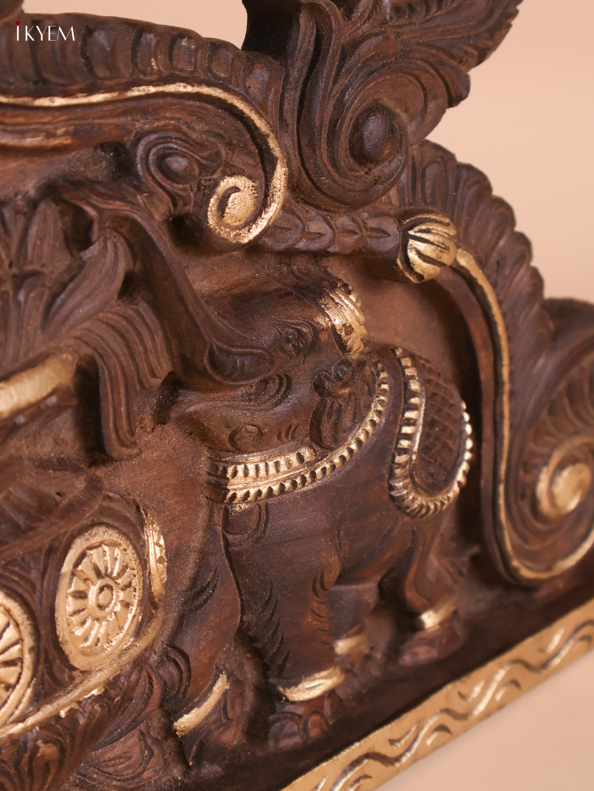 Wooden Hand Carved Kalasam Panels (12x24)
