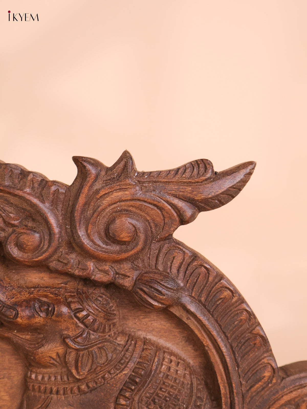 Wooden Hand Carved Kalasam Panels (12x24)