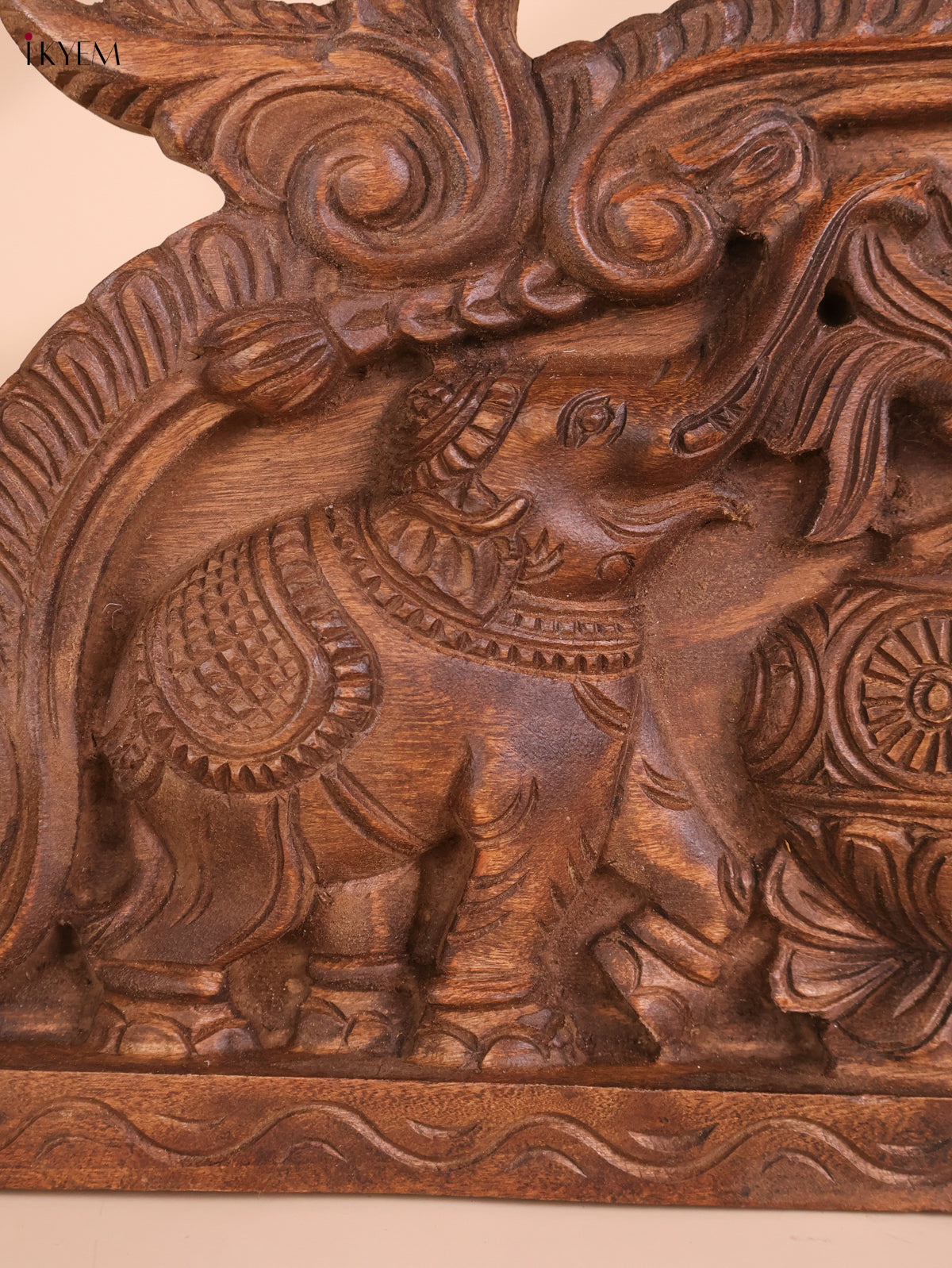 Wooden Hand Carved Kalasam Panels (12x24)