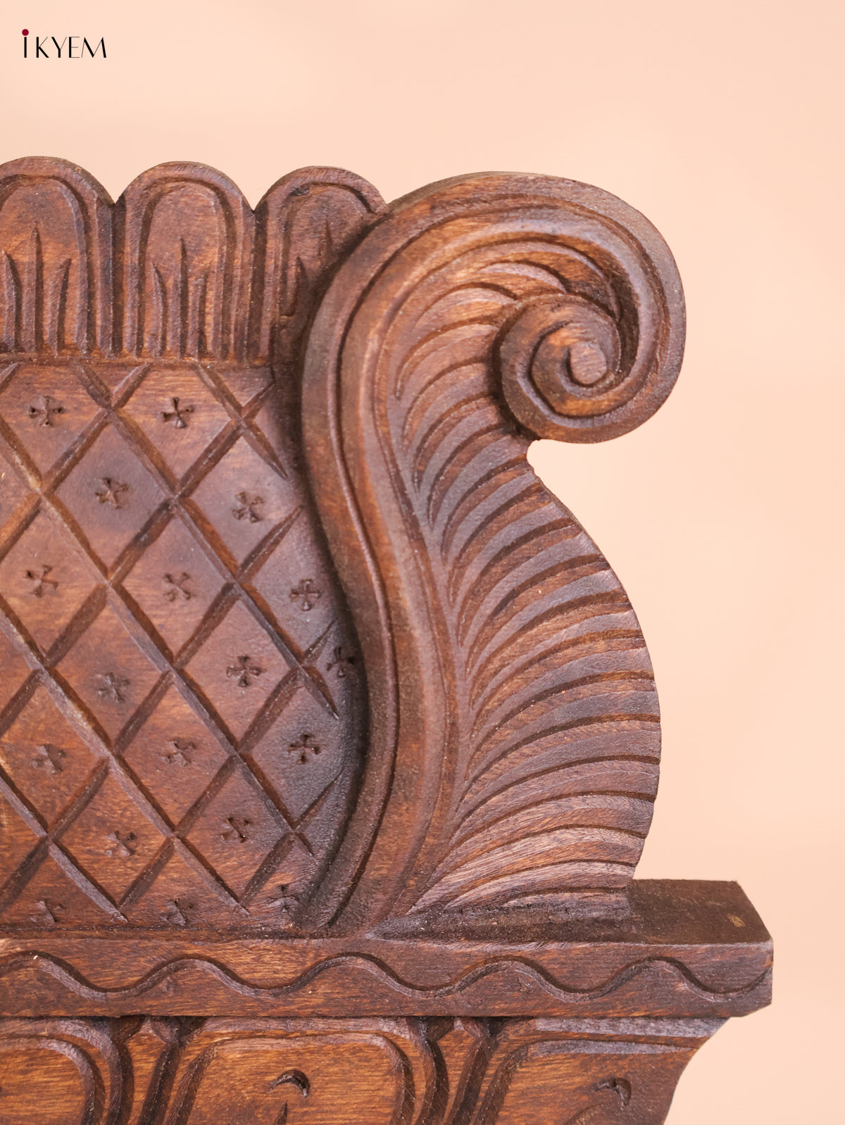 Wooden Hand Carved Lakshmi Gopuram (16x24)
